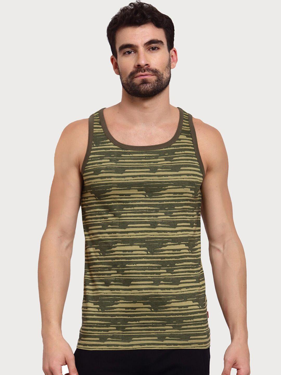 zoiro men striped innerwear cotton vests