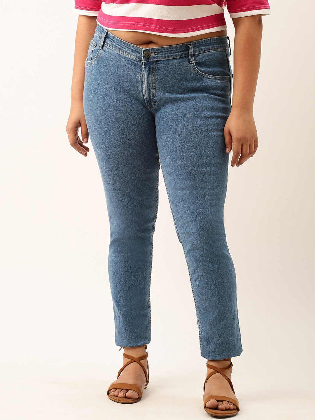 zola plus women plus size smart straight fit jeans