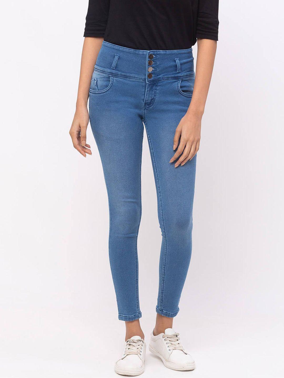 zola women blue slim fit jeans