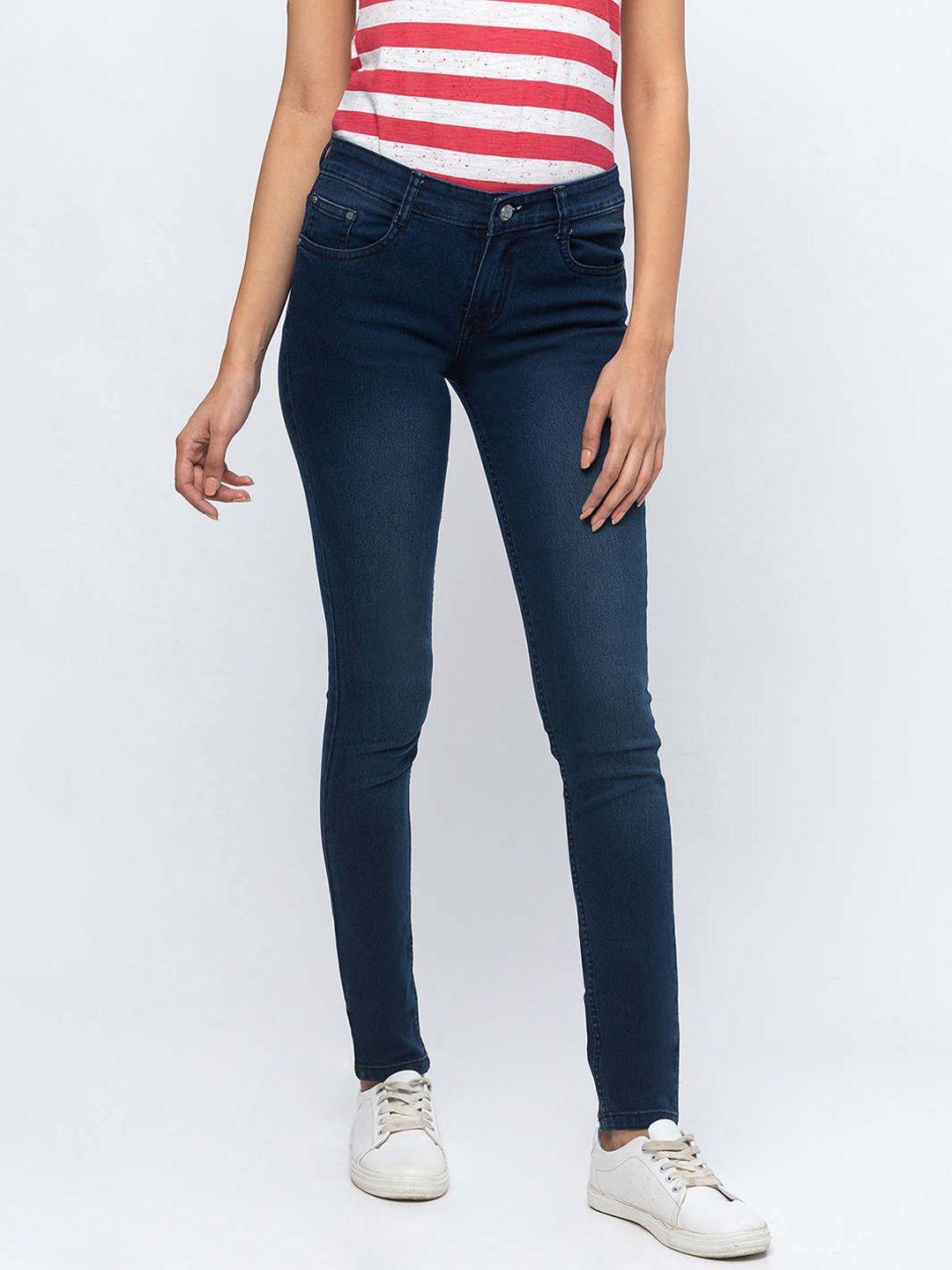 zola killer women blue skinny fit jeans