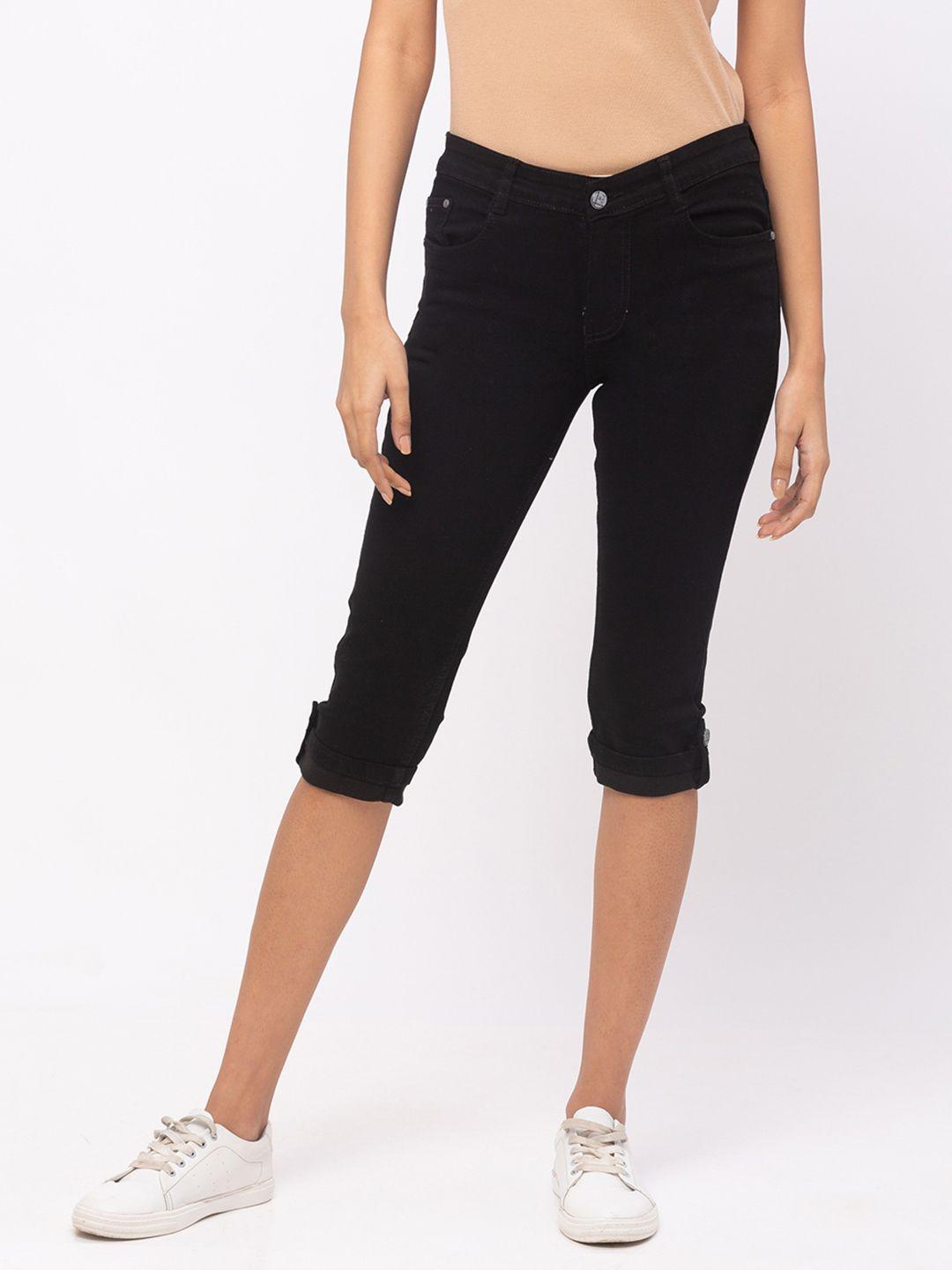 zola women black capris