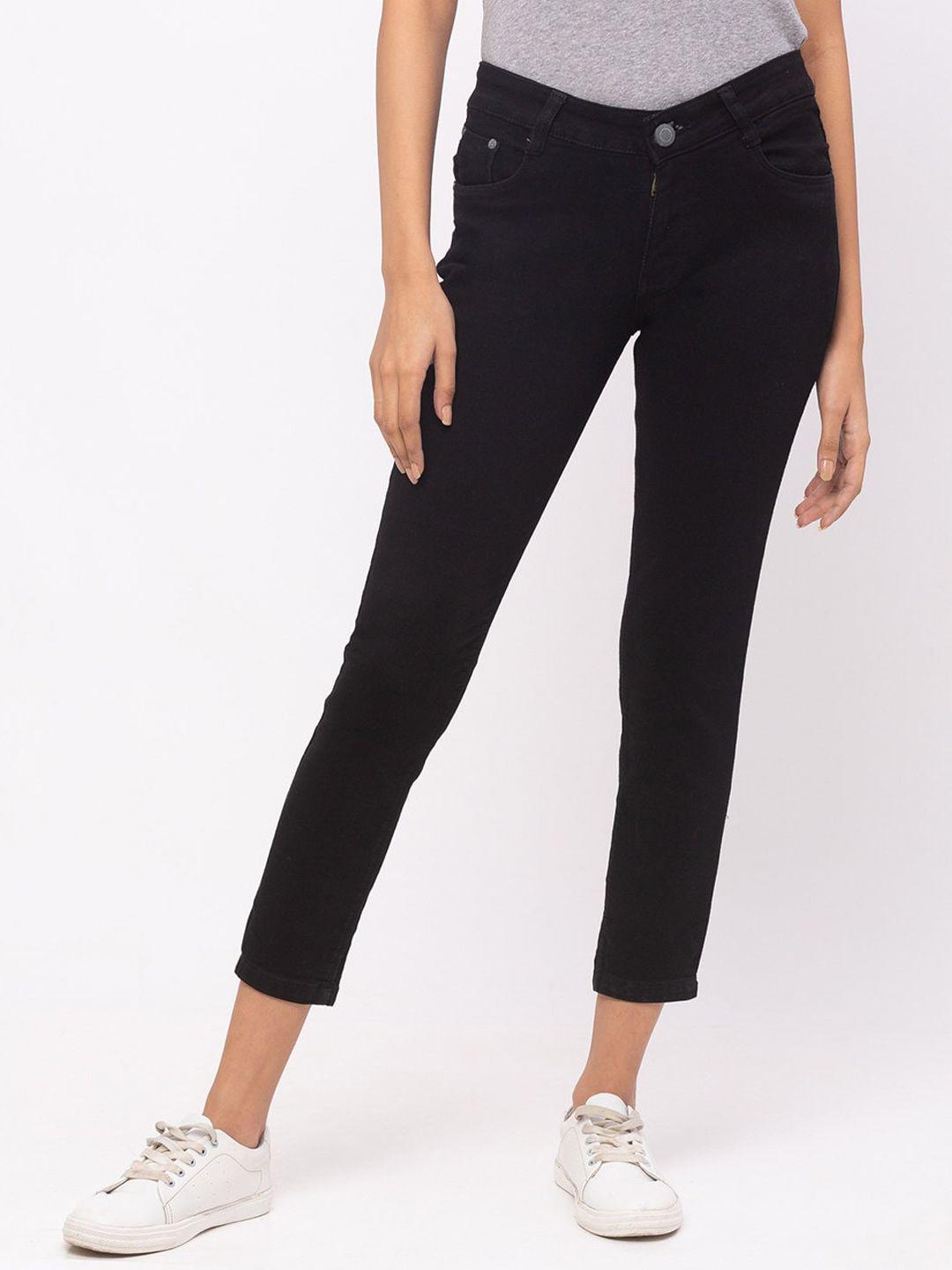 zola women black slim fit jeans