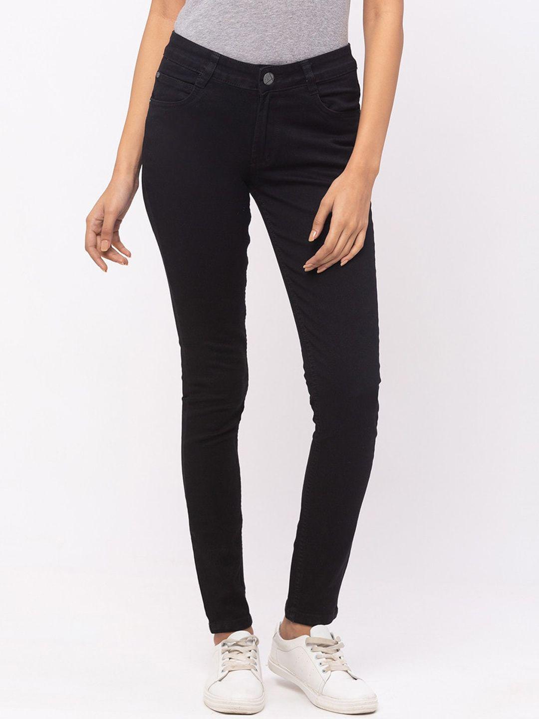 zola women black slim fit jeans