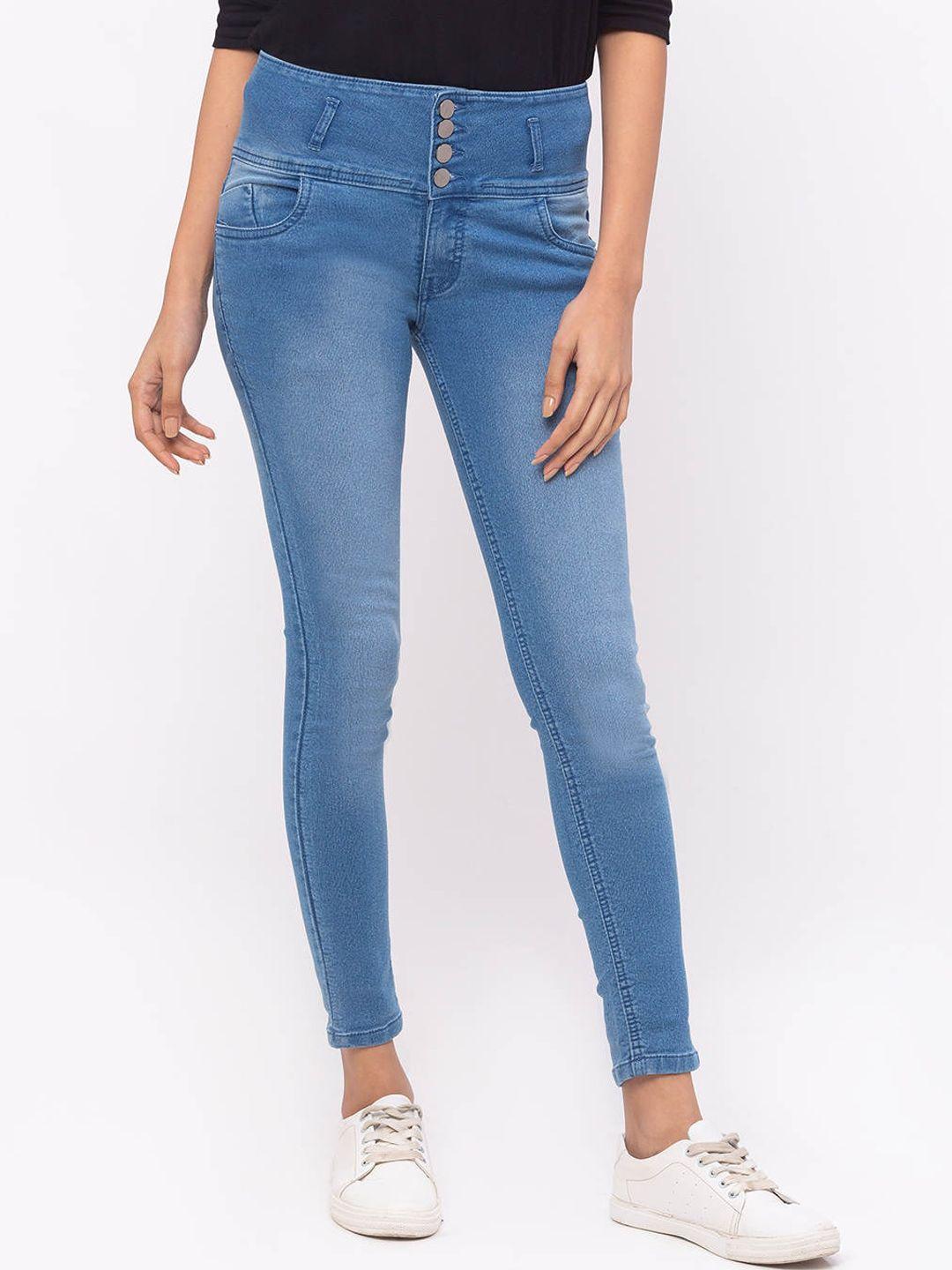 zola women blue slim fit jeans