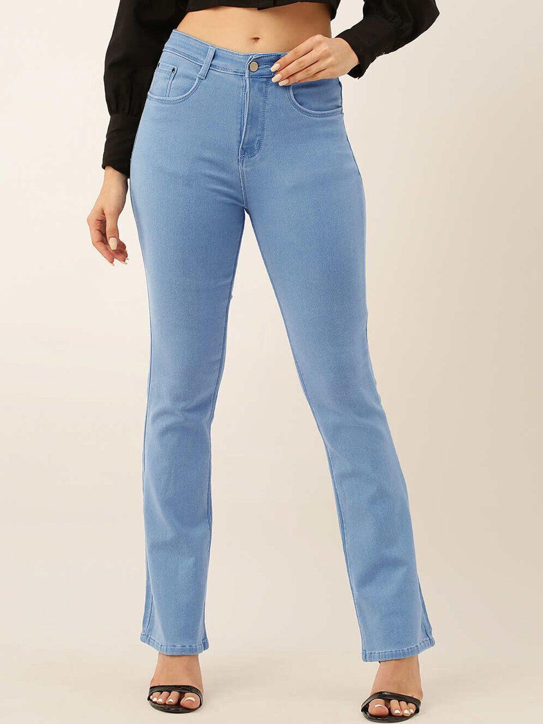 zola women high-rise bootcut cotton jeans