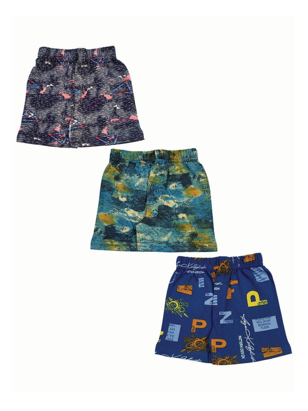 zoom minimondo unisex kids assorted printed cotton running shorts