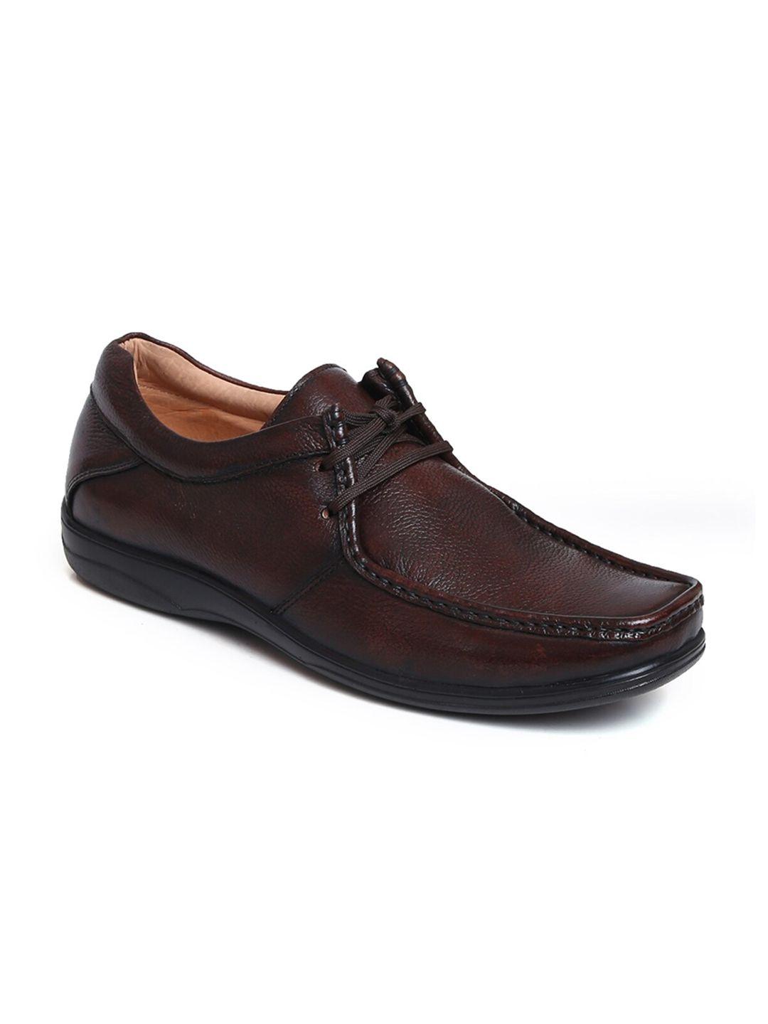 zoom shoes men brown solid derbys formal shoes