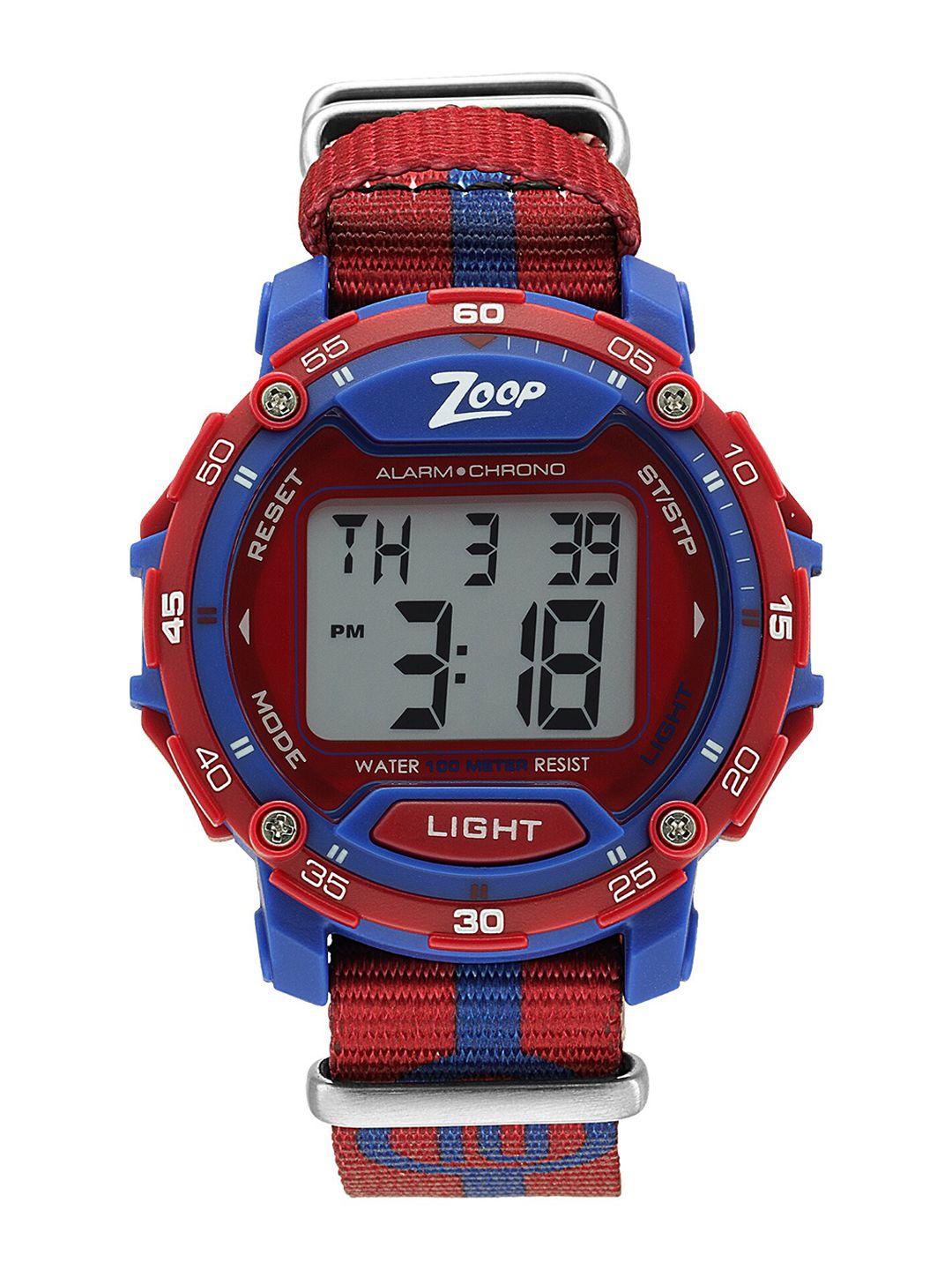 zoop boys dial & straps digital watch 16023pp02