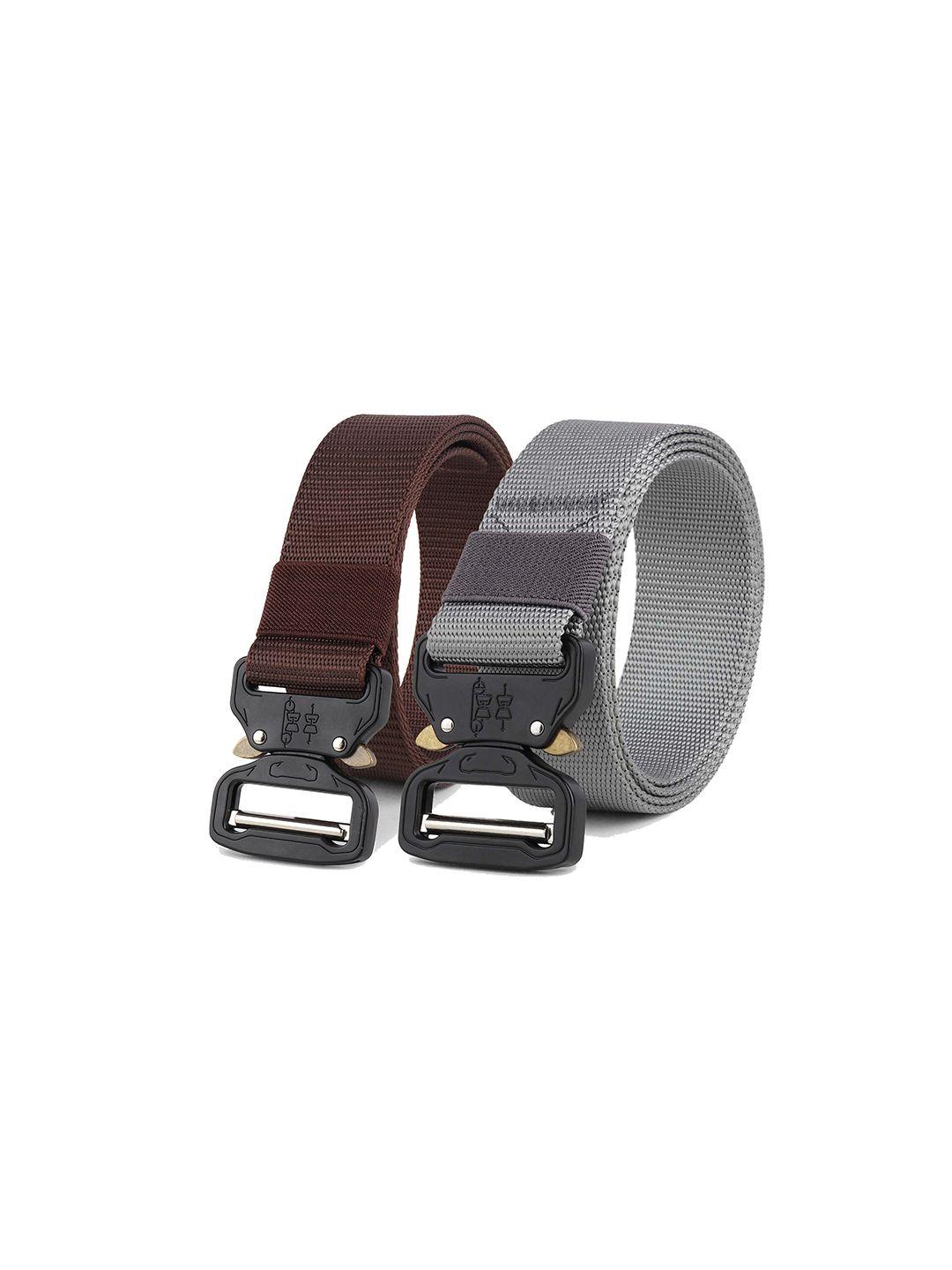 zoro men brown 2 belt