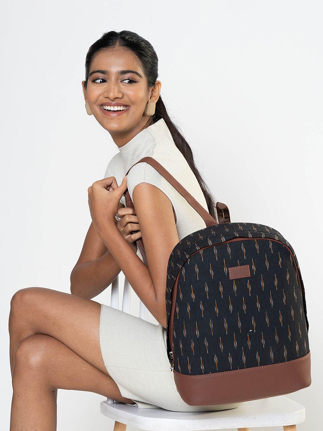zouk graphic printed backpack