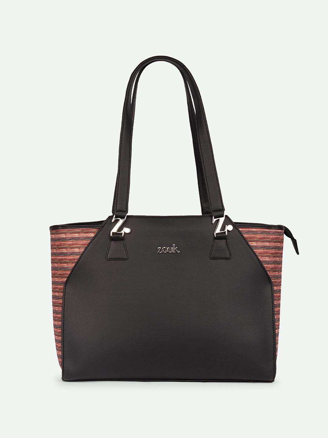 zouk structured handheld bag with bow detail