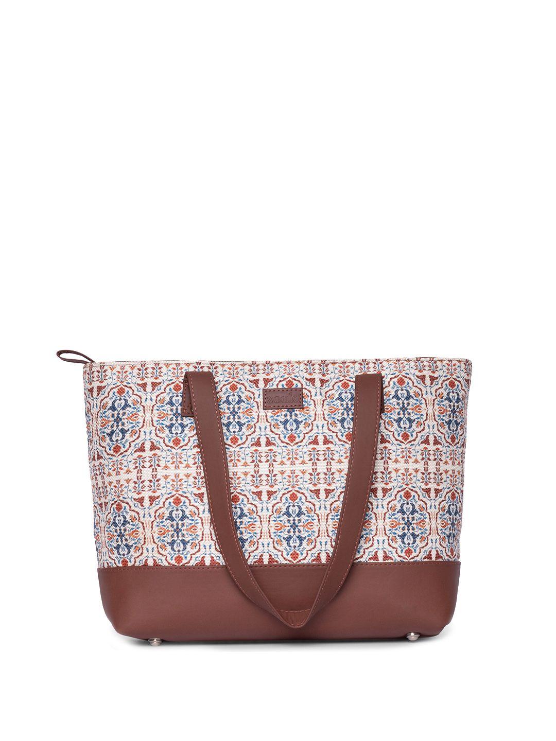 zouk ethnic motifs printed shopper sling bag