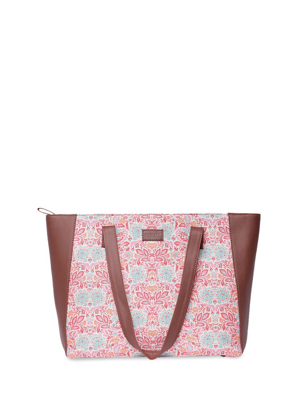 zouk floral printed bucket sling bag