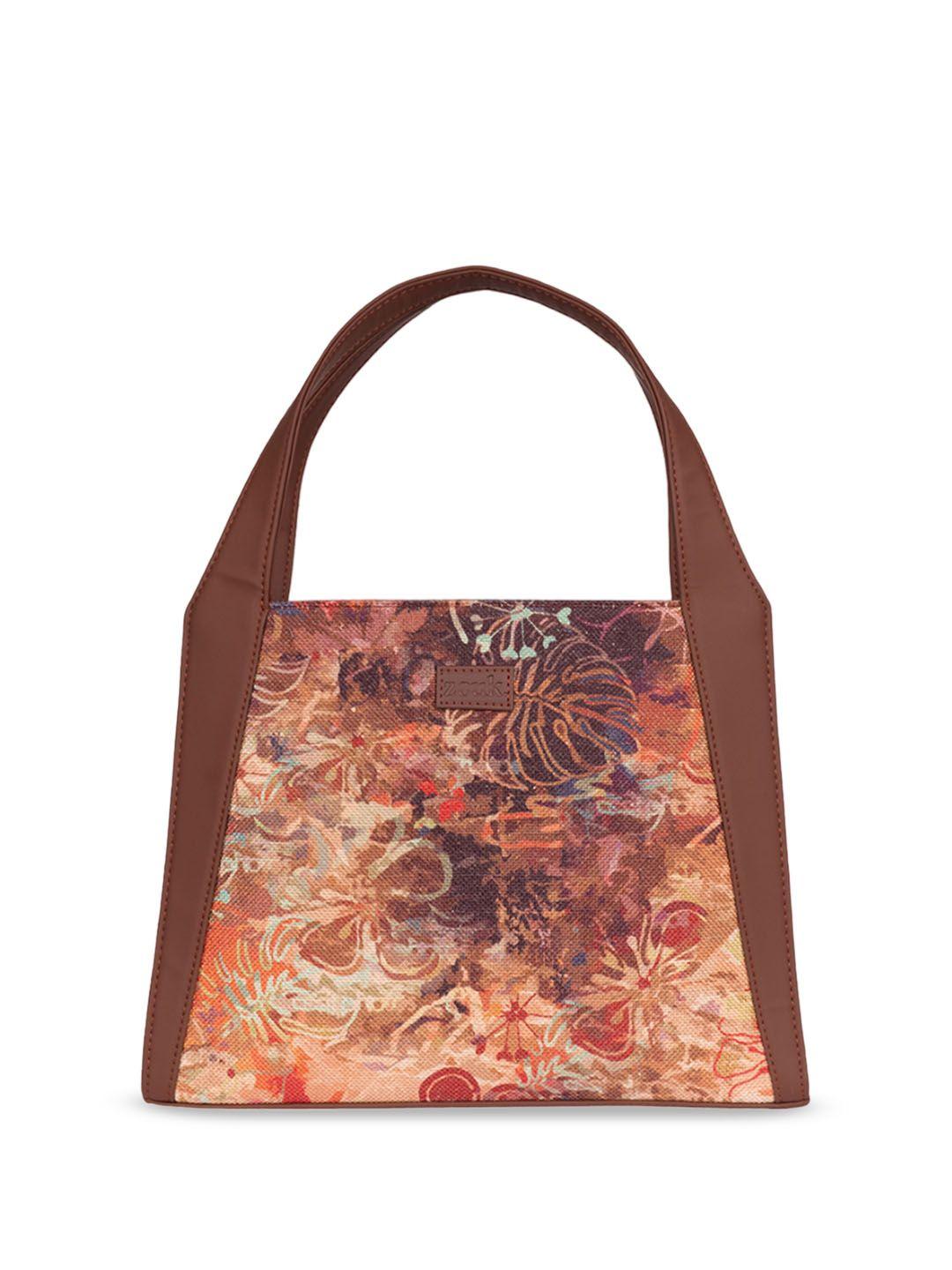 zouk multicoloured printed tote bag