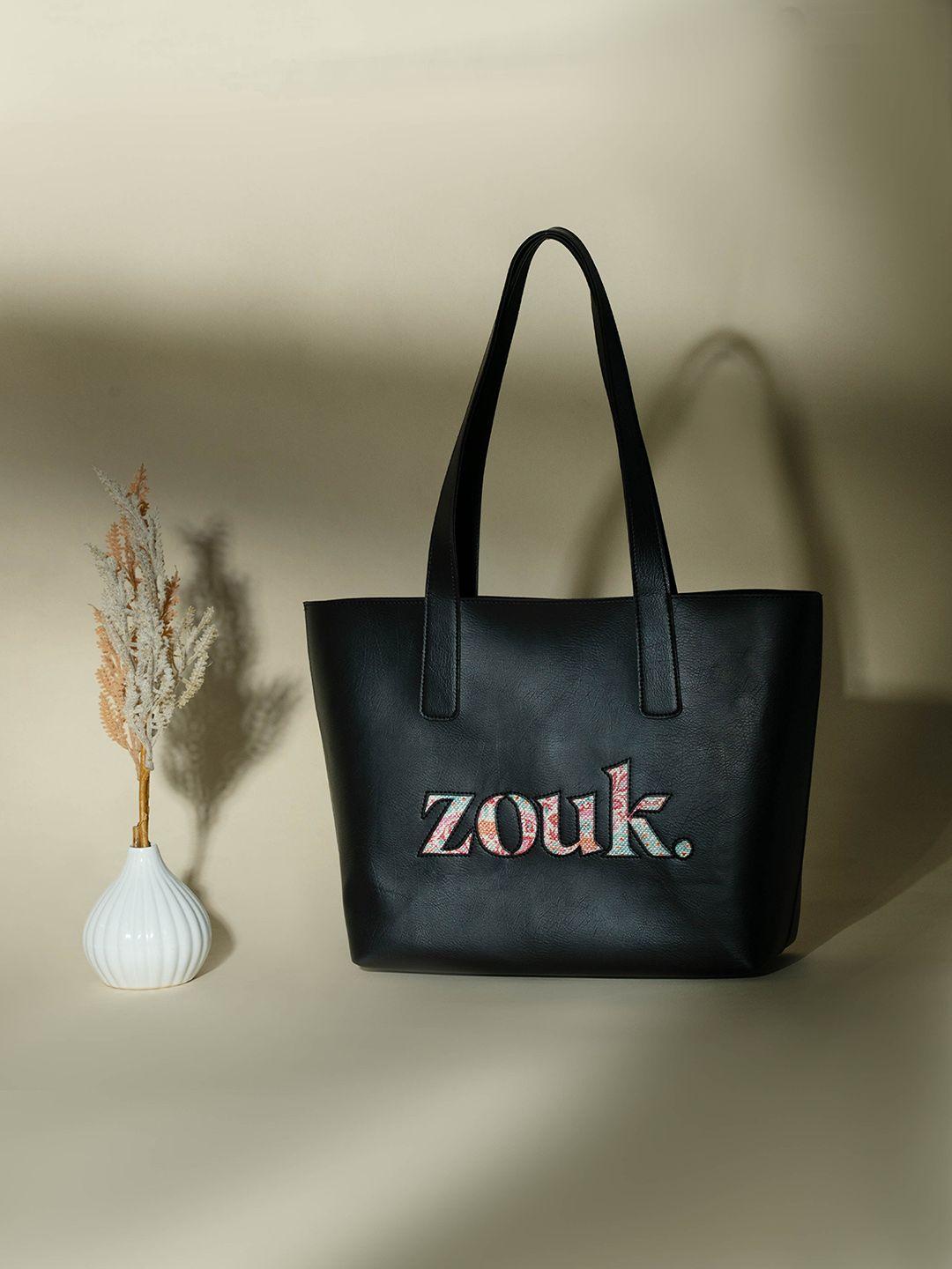 zouk textured structured shoulder bag