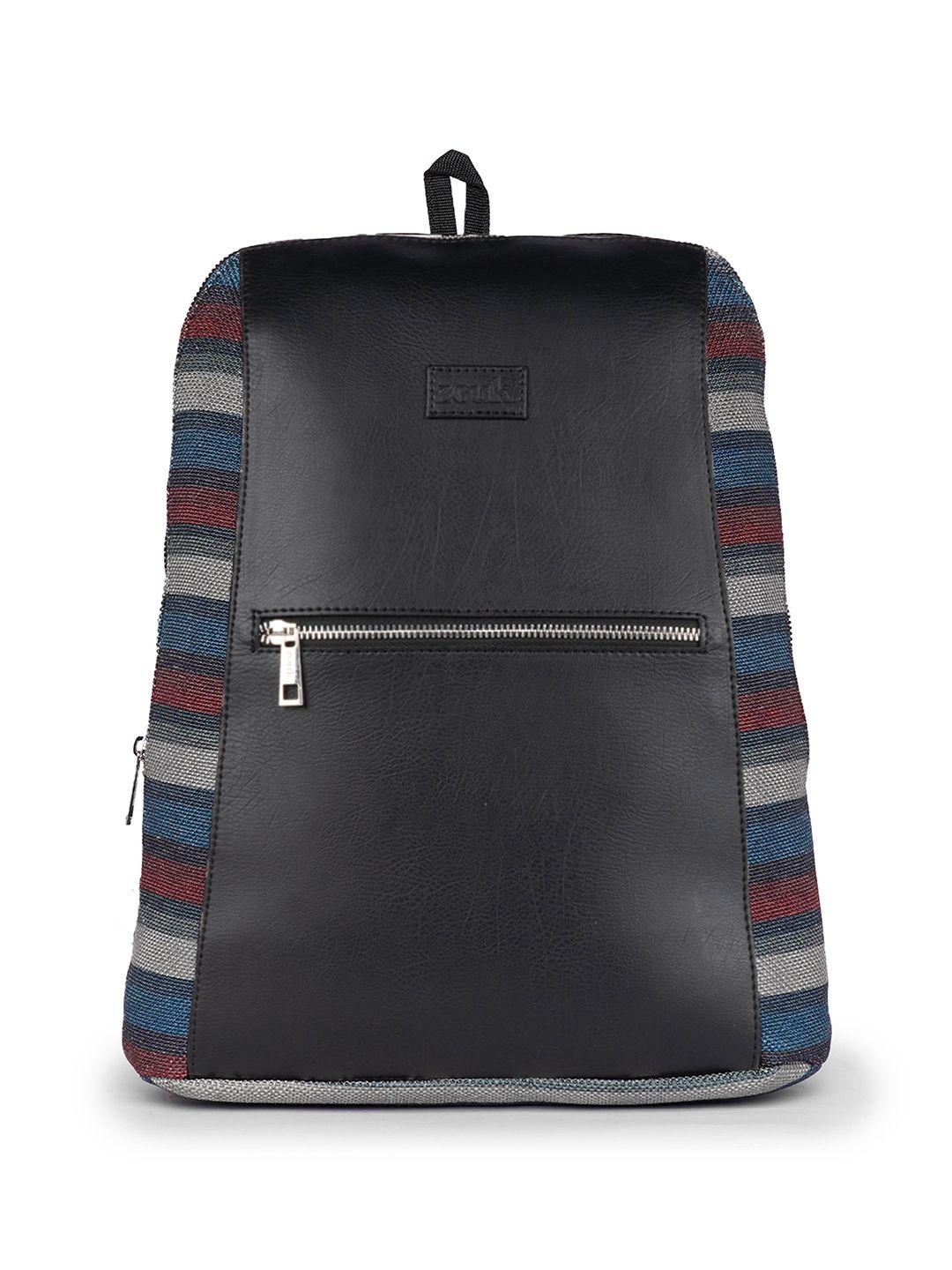 zouk women striped backpack