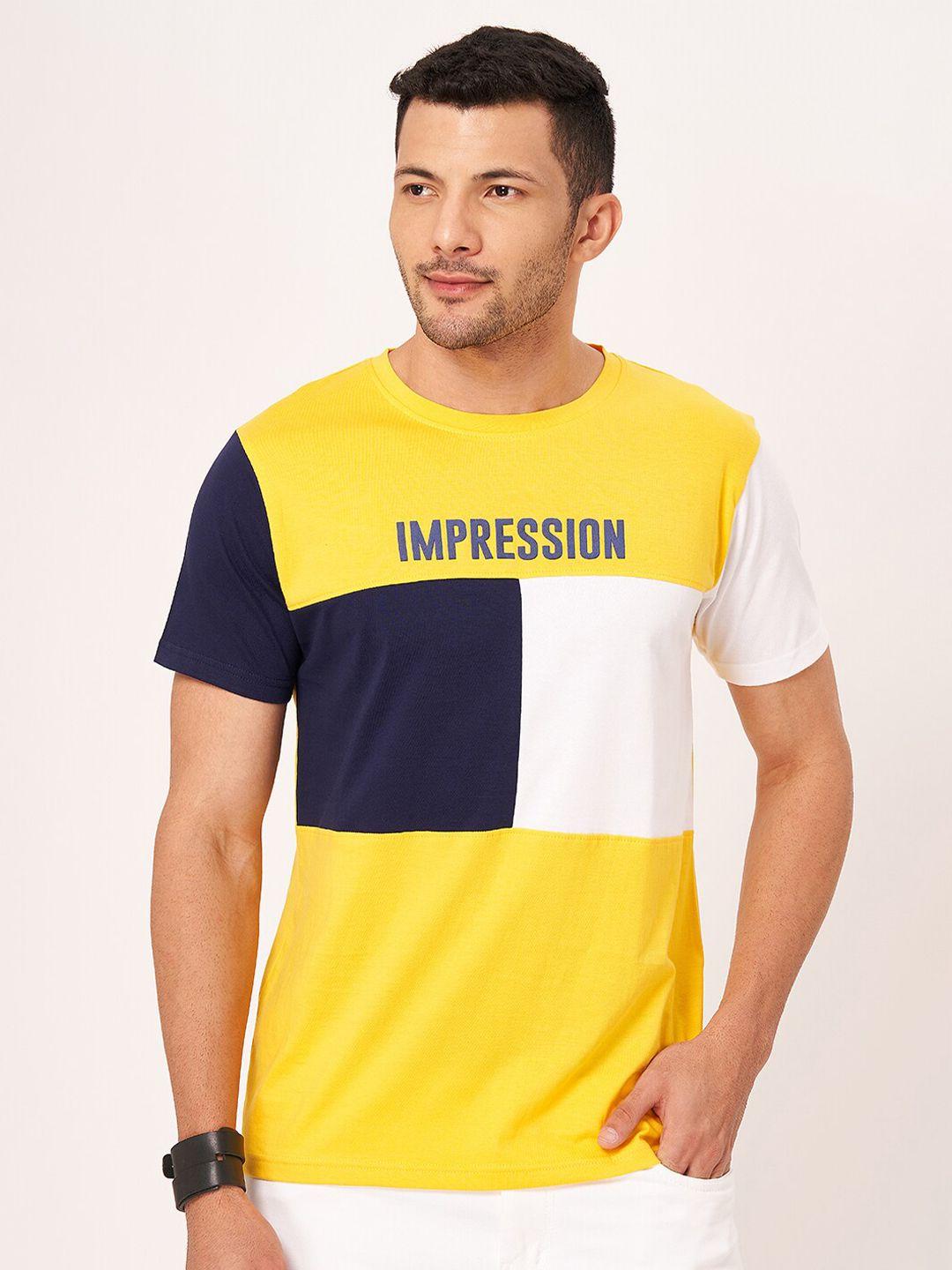 zu men colourblocked t-shirt