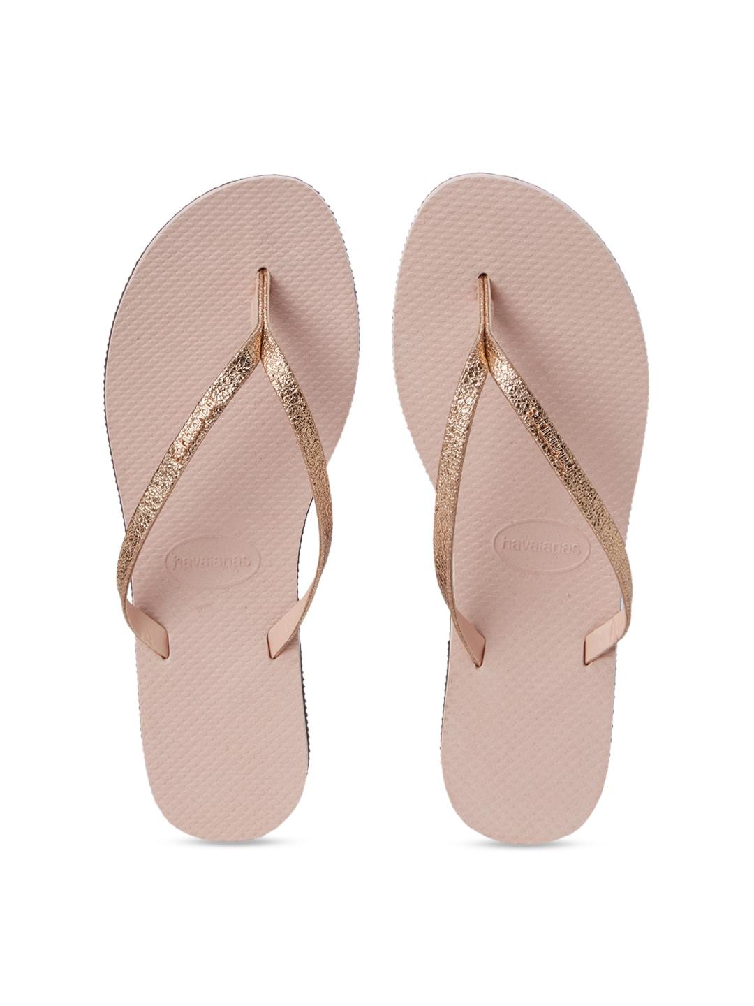 havaianas-women-rose-gold-coloured-solid-thong-flip-flops