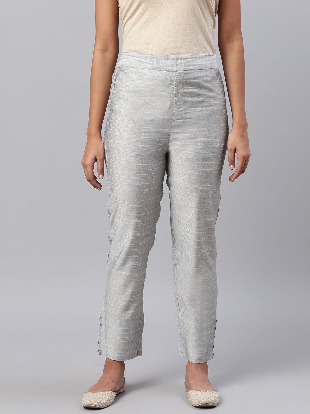 ksut-women-grey-regular-fit-solid-trousers