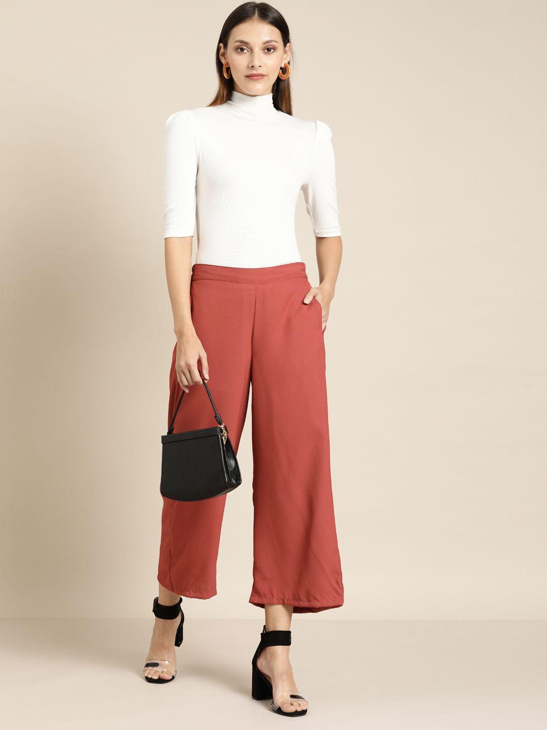 all-about-you-women-rust-loose-fit-solid-parallel-trousers
