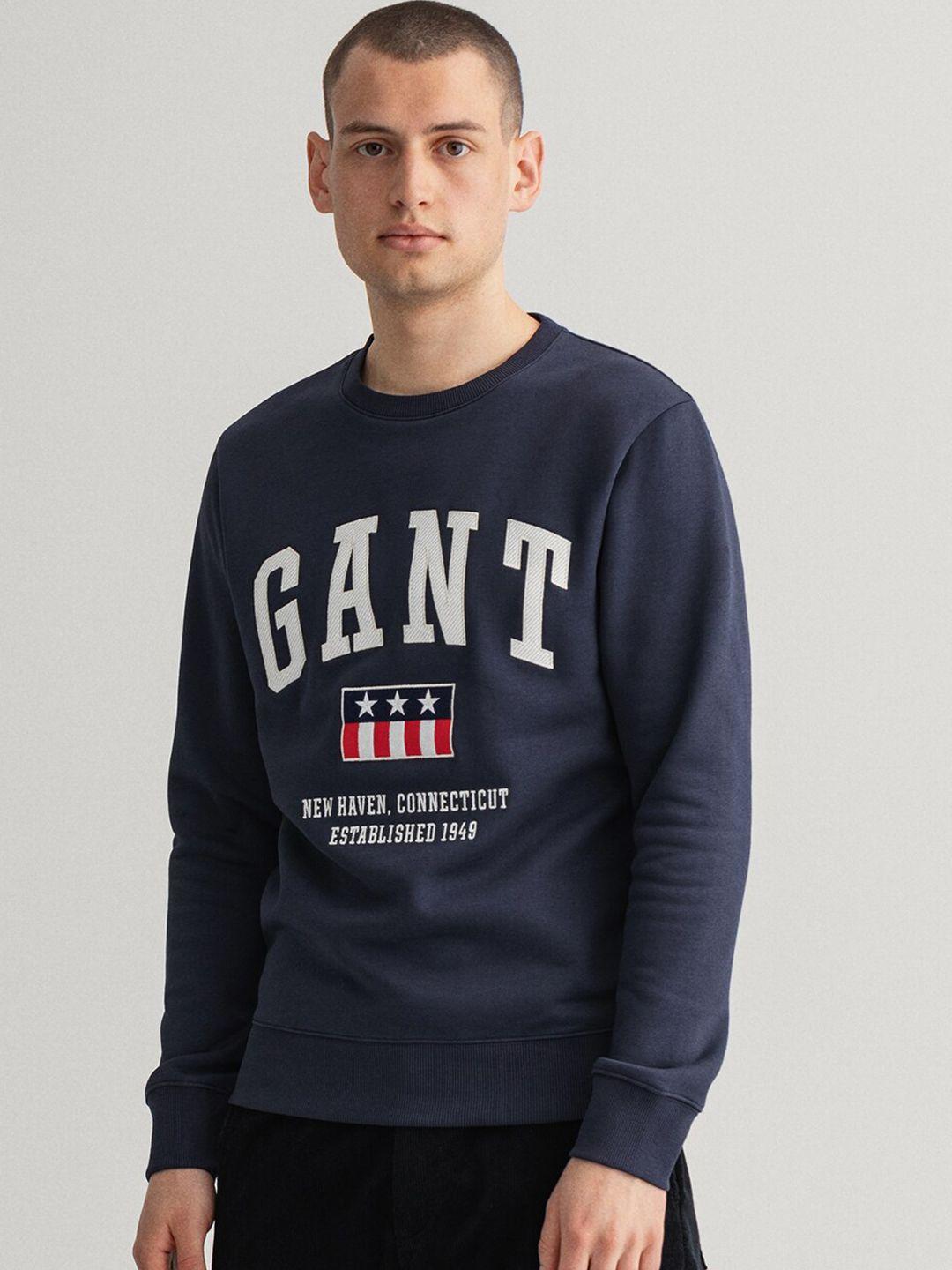 gant-men-blue-printed-sweatshirt