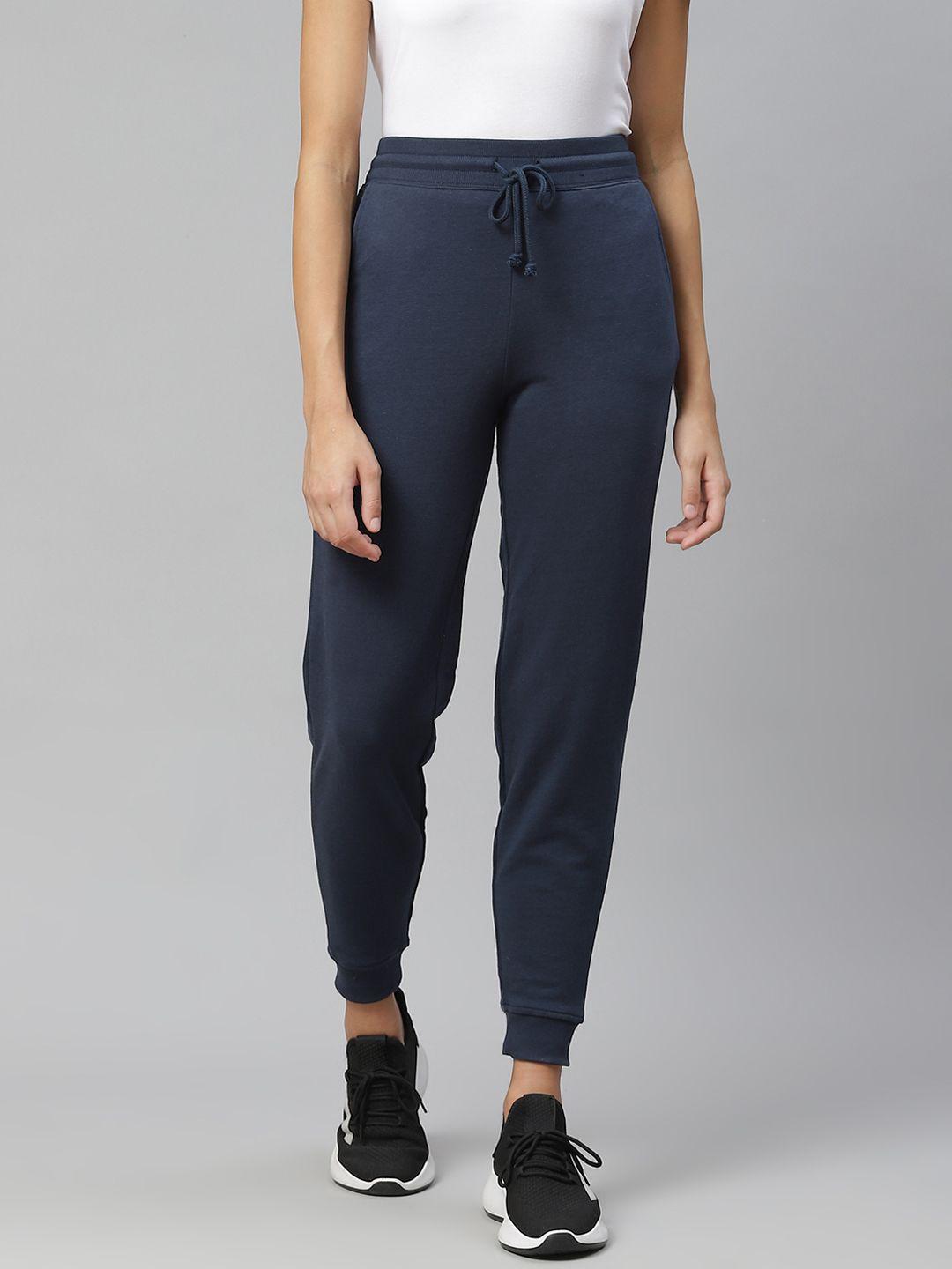 marks-&-spencer-women-navy-blue-solid-joggers