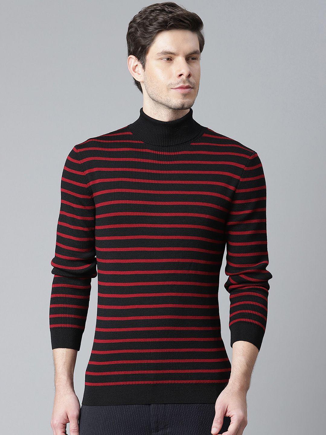 matinique-men-black-&-red-striped-pullover