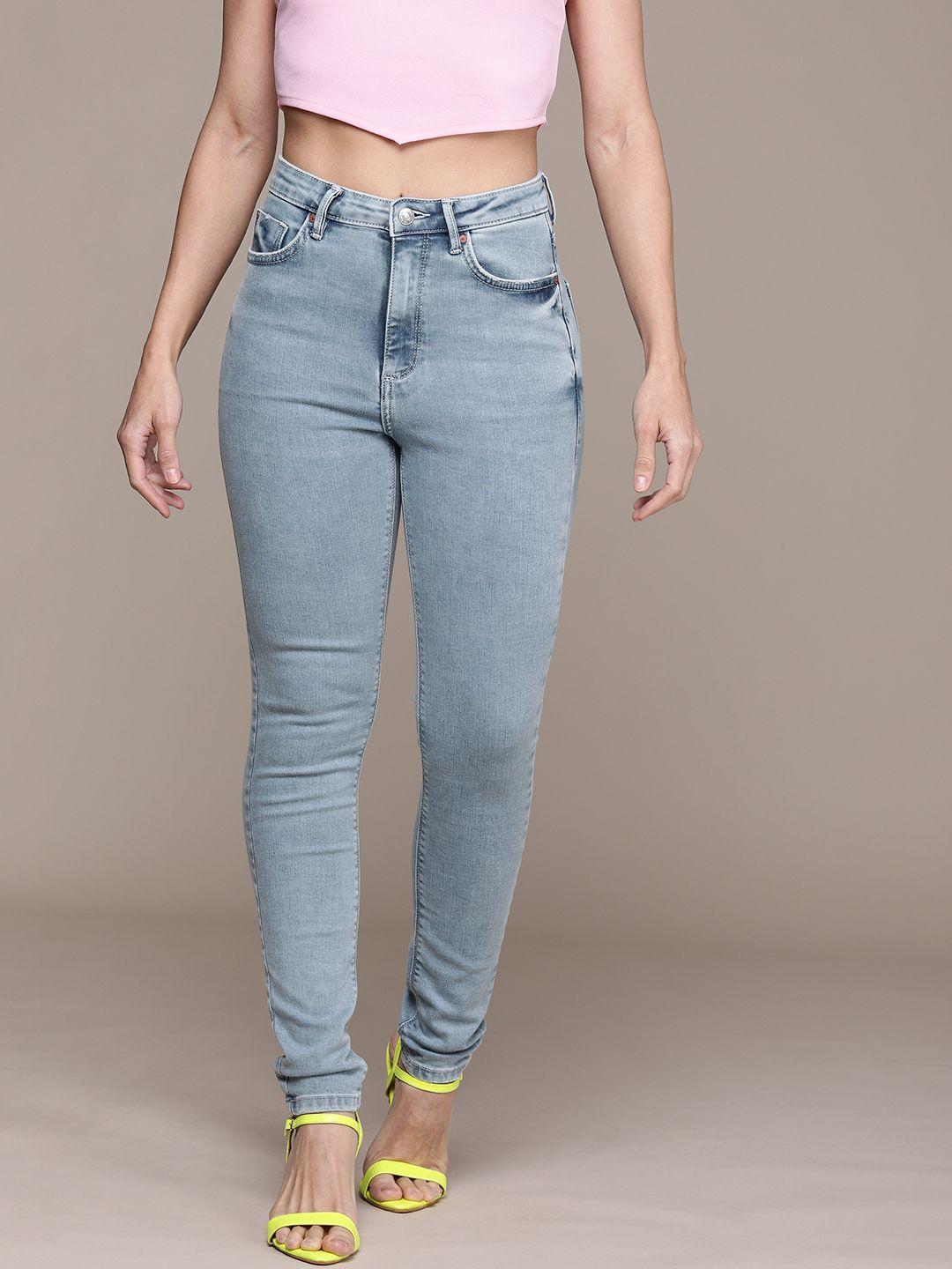 mango-women-blue-noa-skinny-fit-mid-rise-clean-look-stretchable-jeans