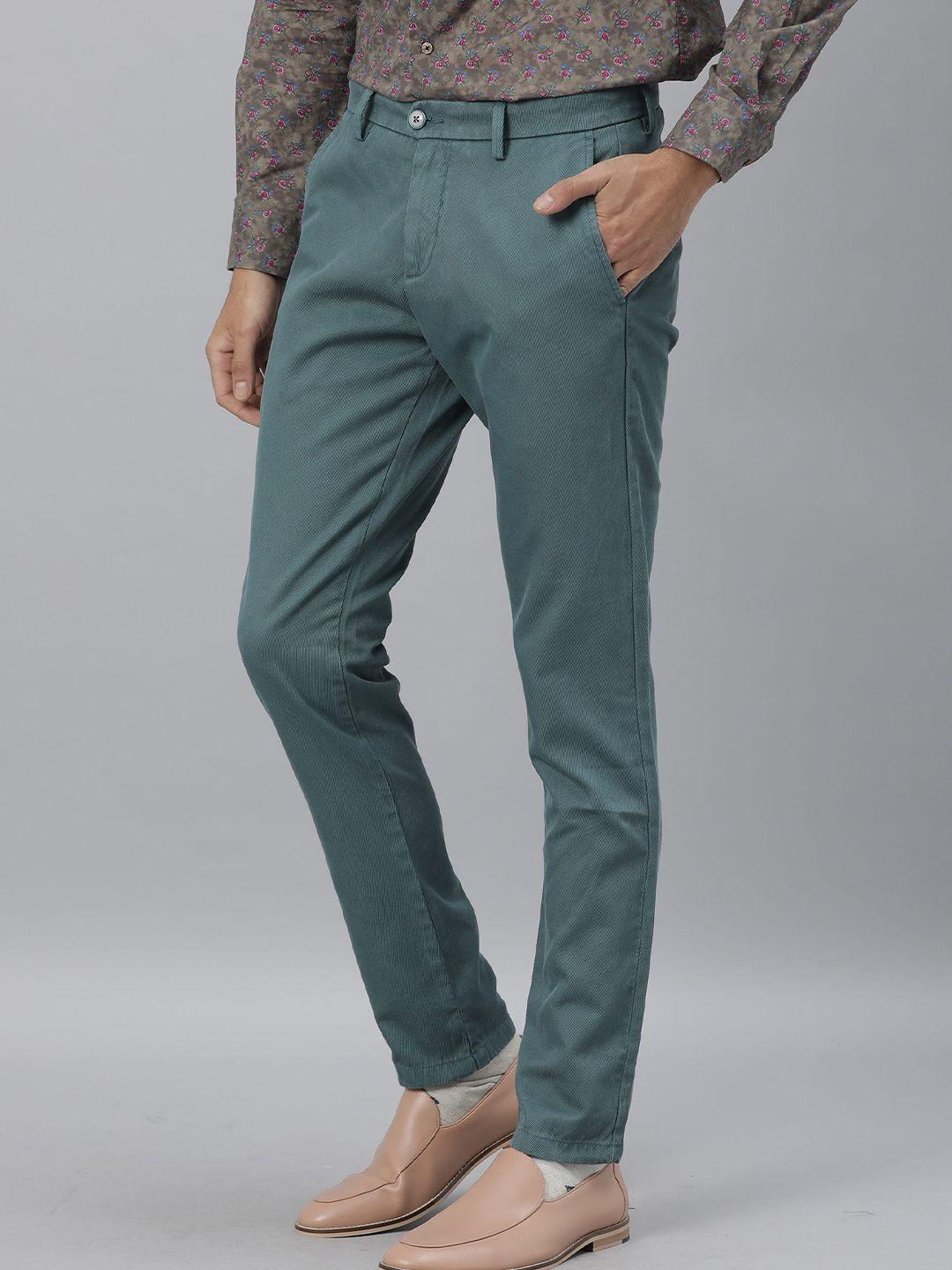 rare-rabbit-men-turquoise-blue-striped-slim-fit-regular-trousers
