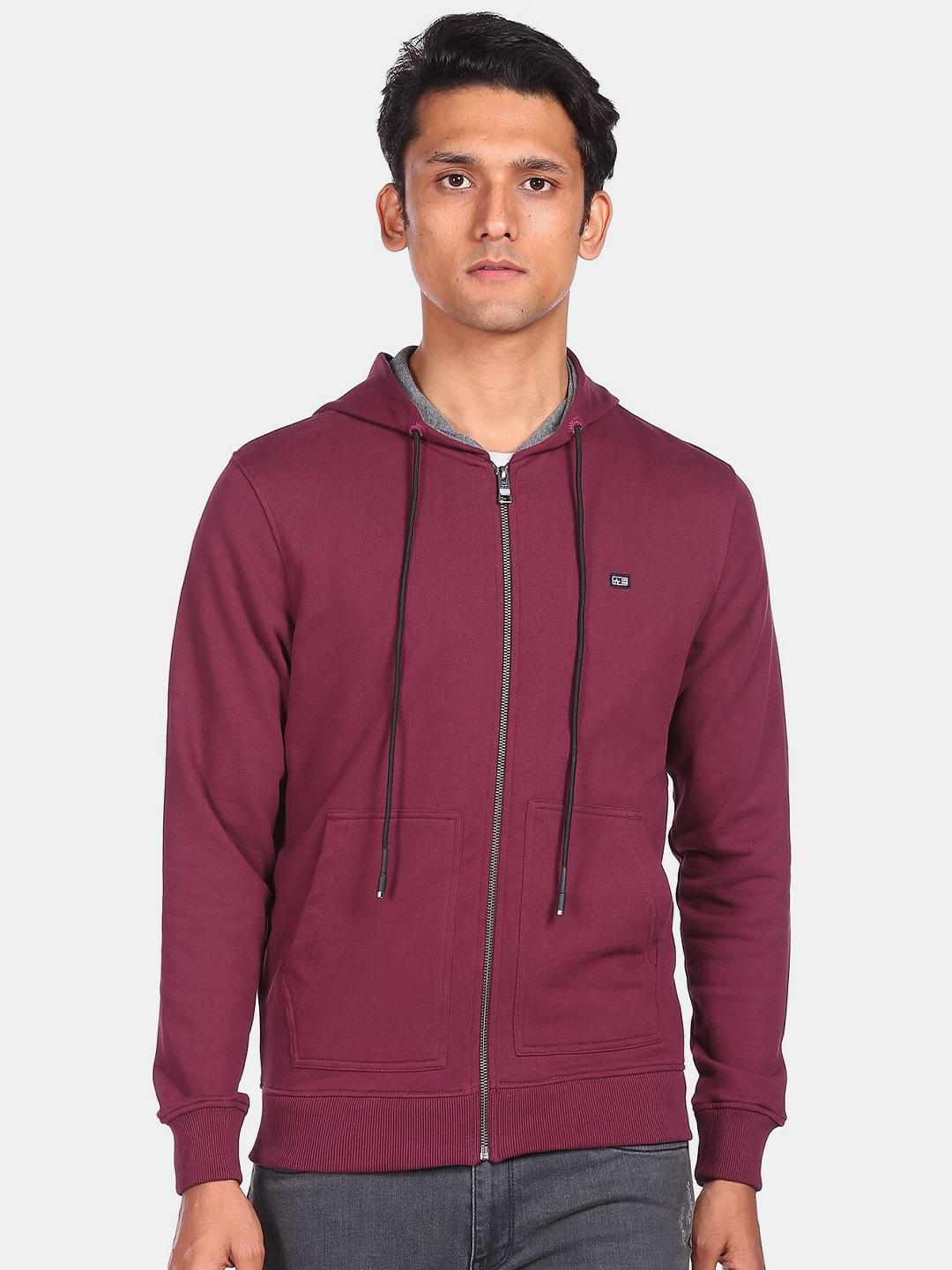 arrow-sport-men-burgundy-sweatshirt