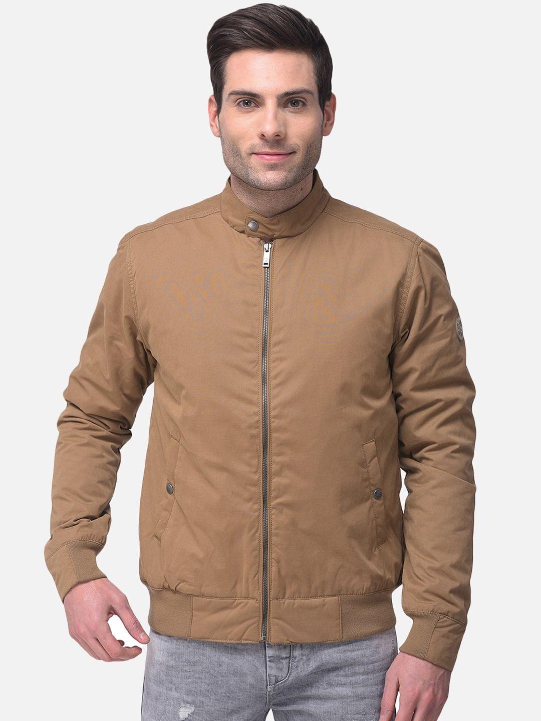 woodland-men-khaki-water-resistant-bomber-jacket