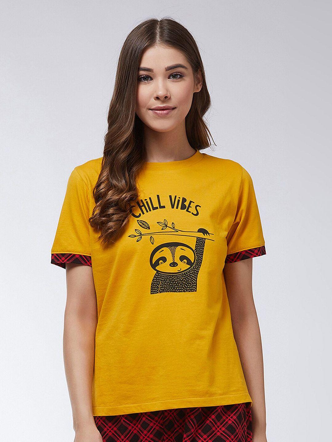 miss-chase-women-yellow-typography-printed-applique-t-shirt