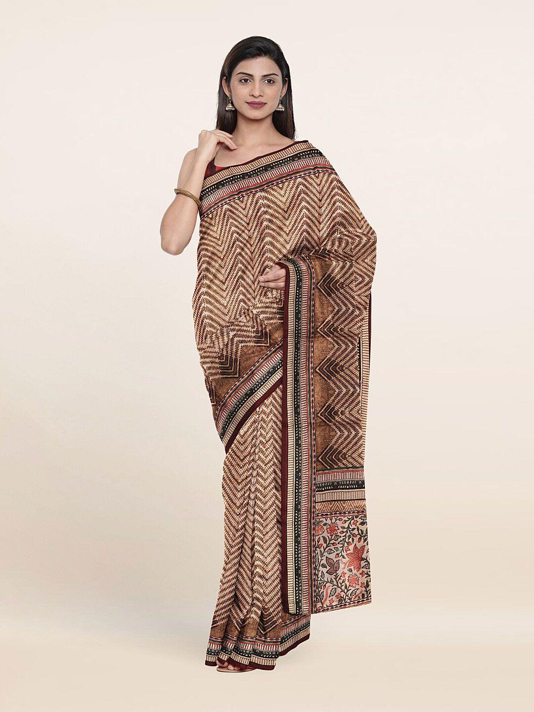 pothys-women-brown-sarees