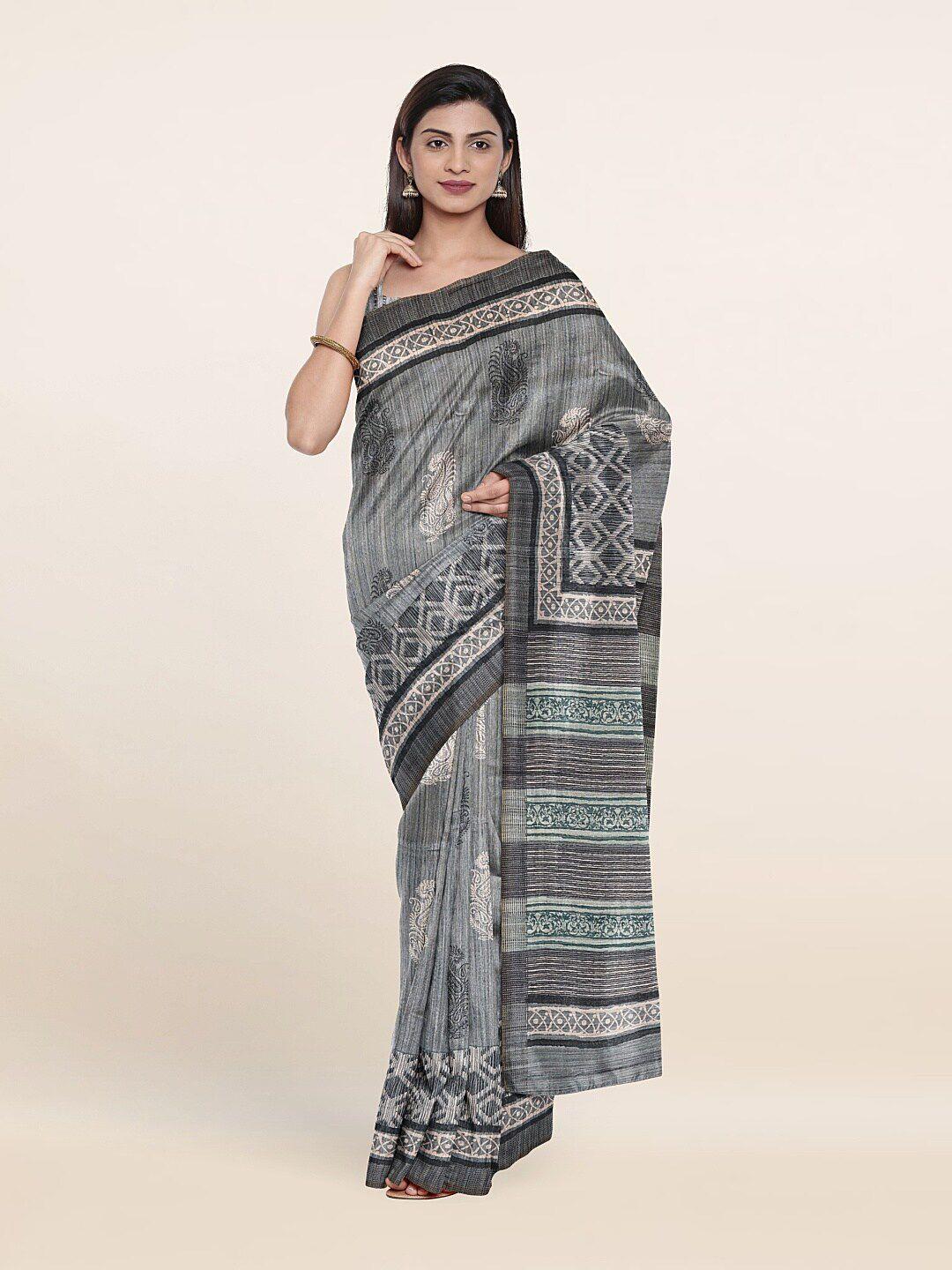pothys-women-grey-sarees