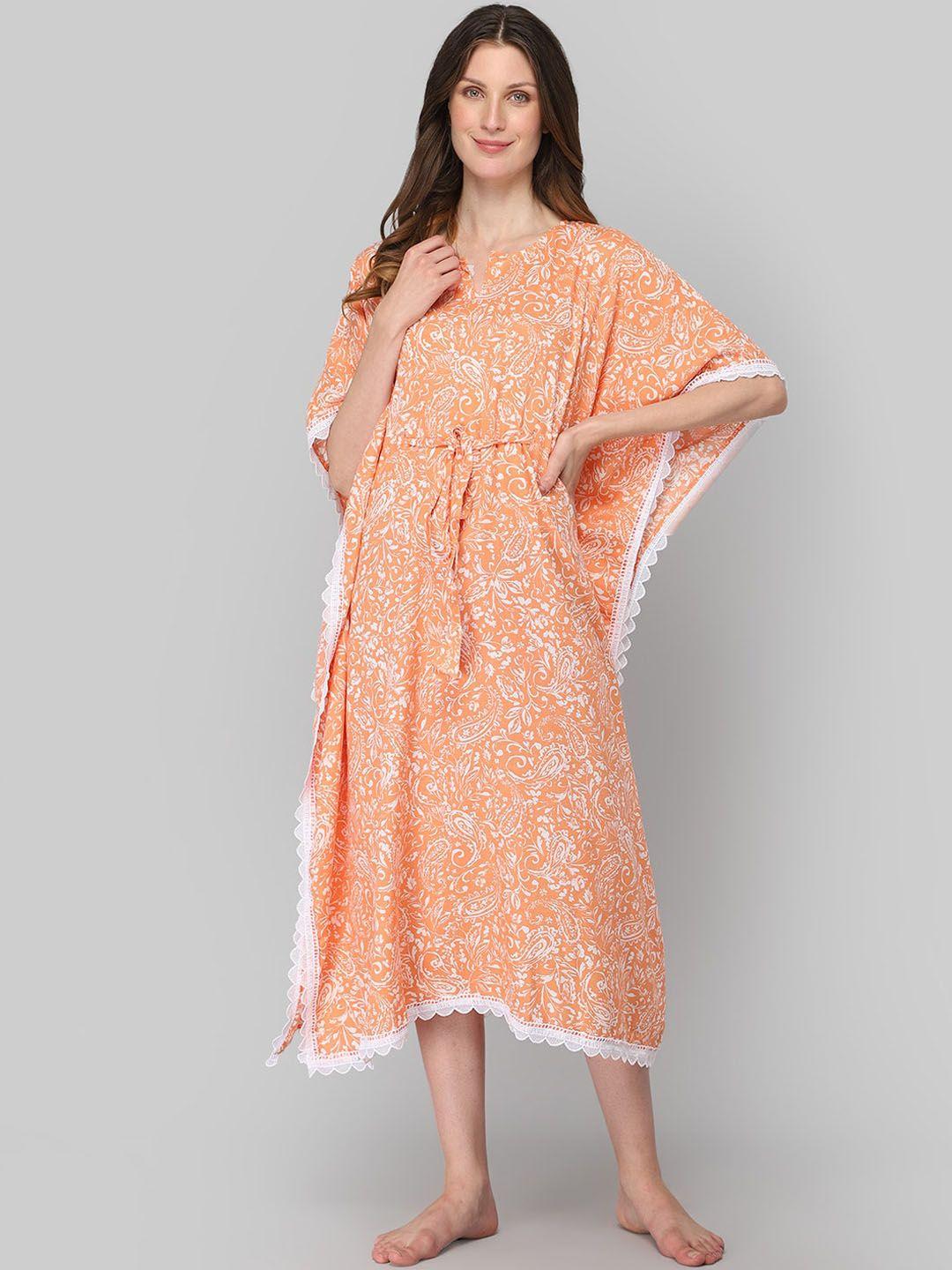 drape-in-vogue-women-orange-kaftan-night-suit