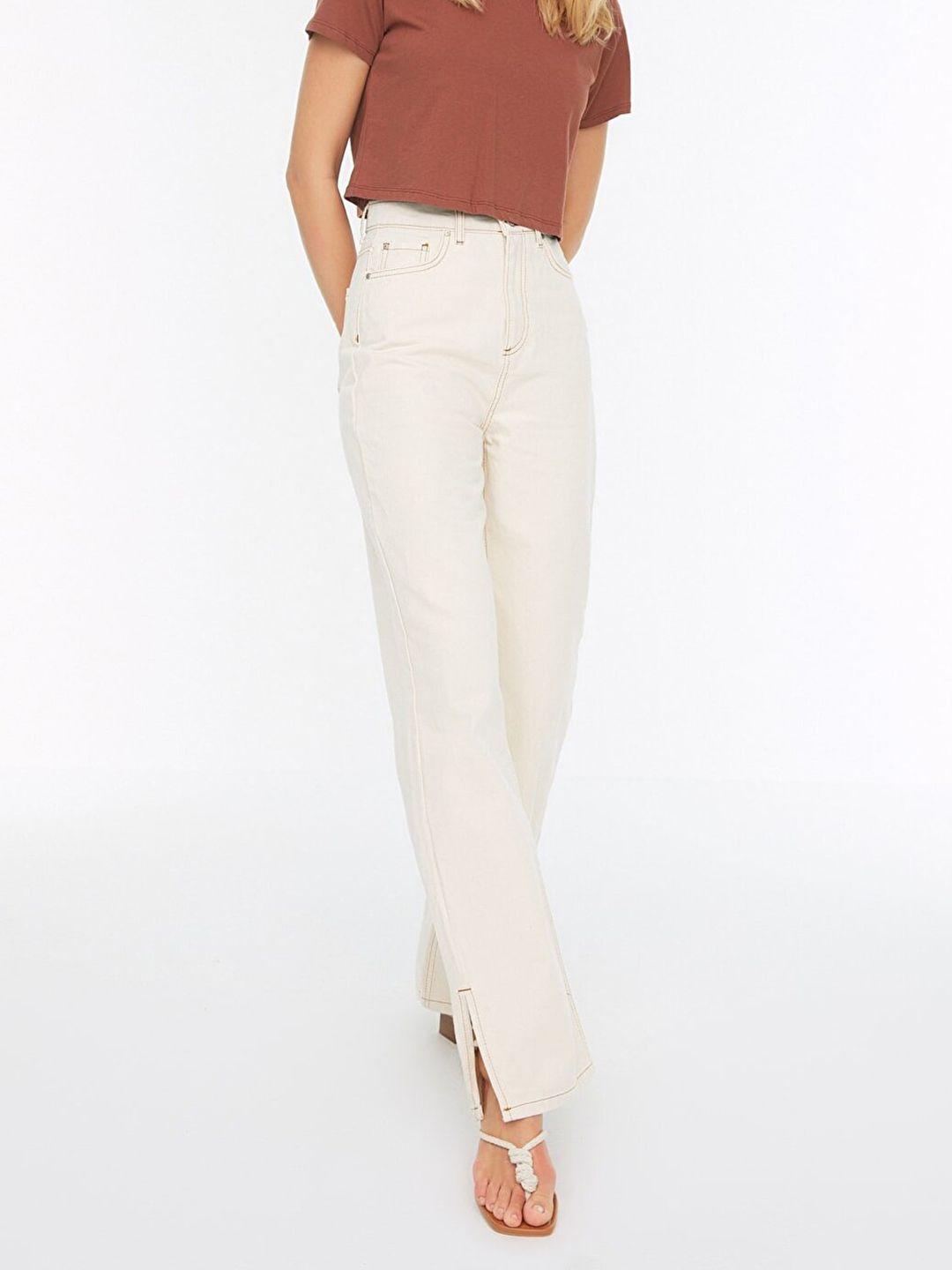 trendyol-women-off-white-pure-cotton-wide-leg-jeans