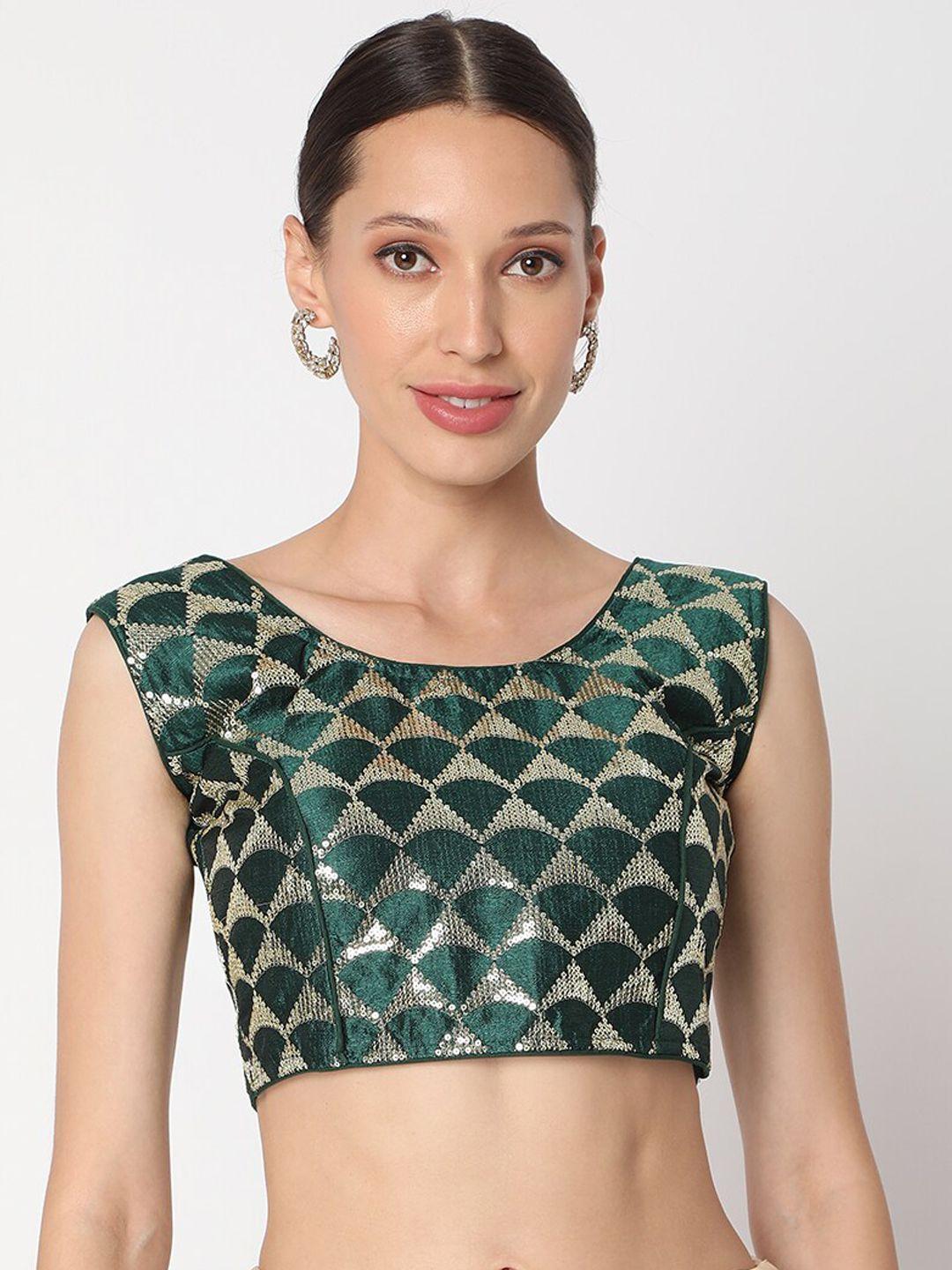 salwar-studio-green-embroidered-saree-blouse