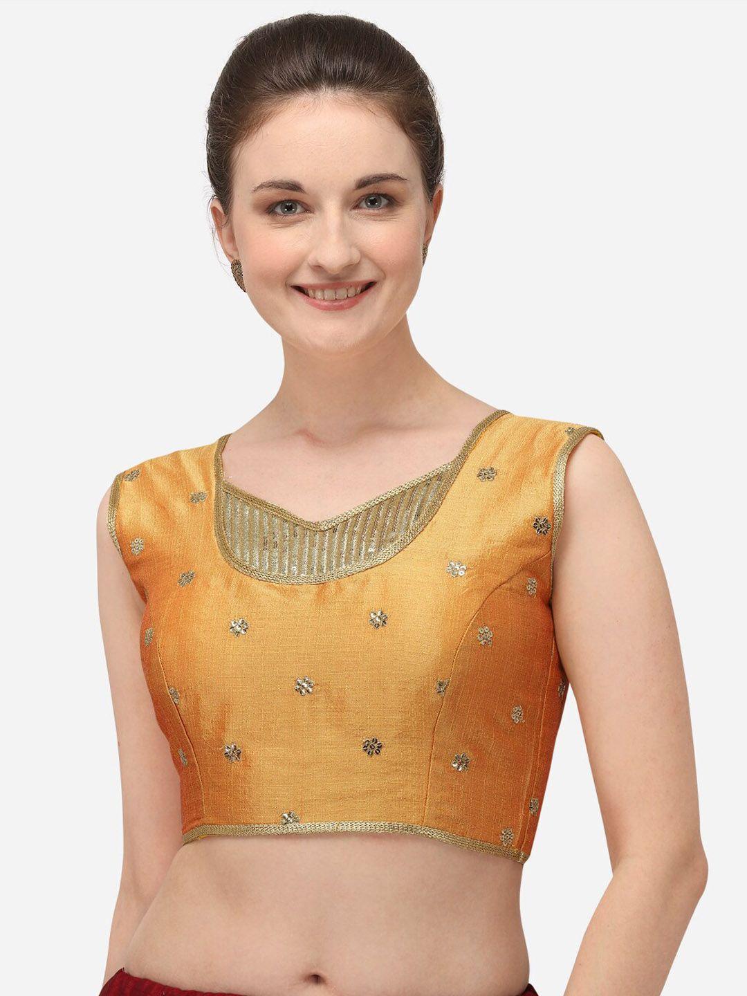 fab-dadu-women-yellow-embroidered-silk-saree-blouse