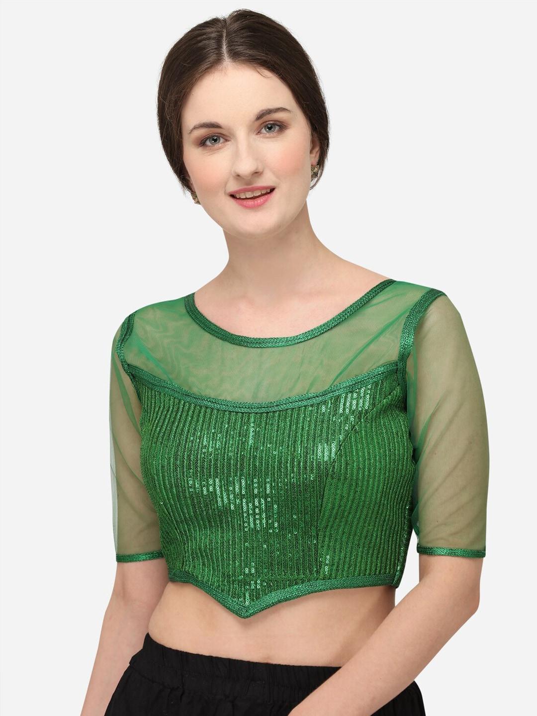 amrutam-fab-women-green-embroidered-&-sequences-saree-blouse