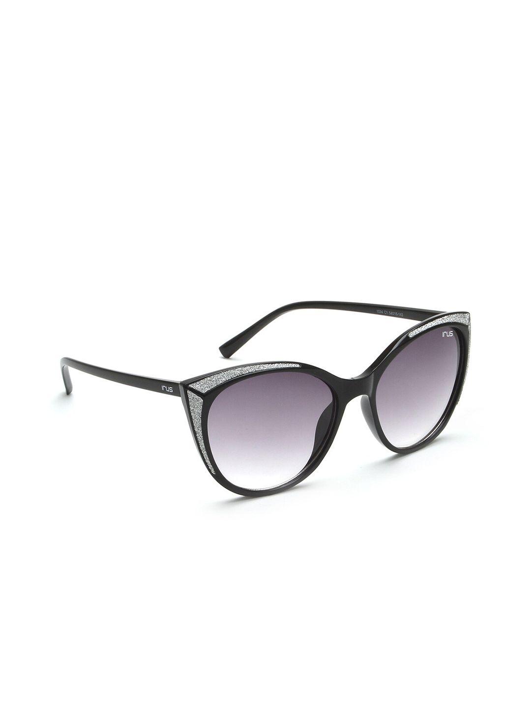 irus-by-idee-women-grey-lens-&-black-cateye-sunglasses-with-uv-protected-lens
