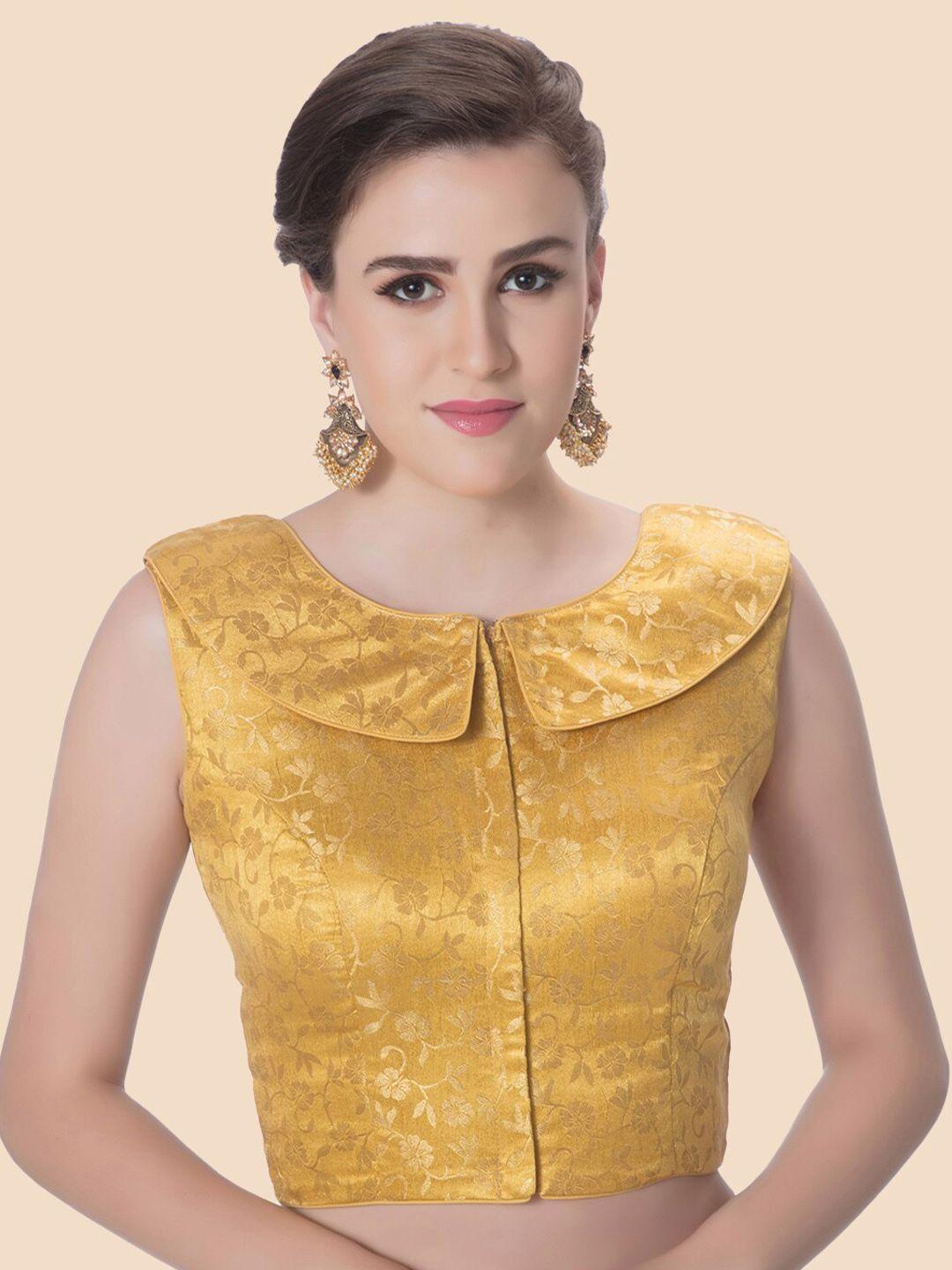 neckbook-gold-toned-printed-saree-blouse