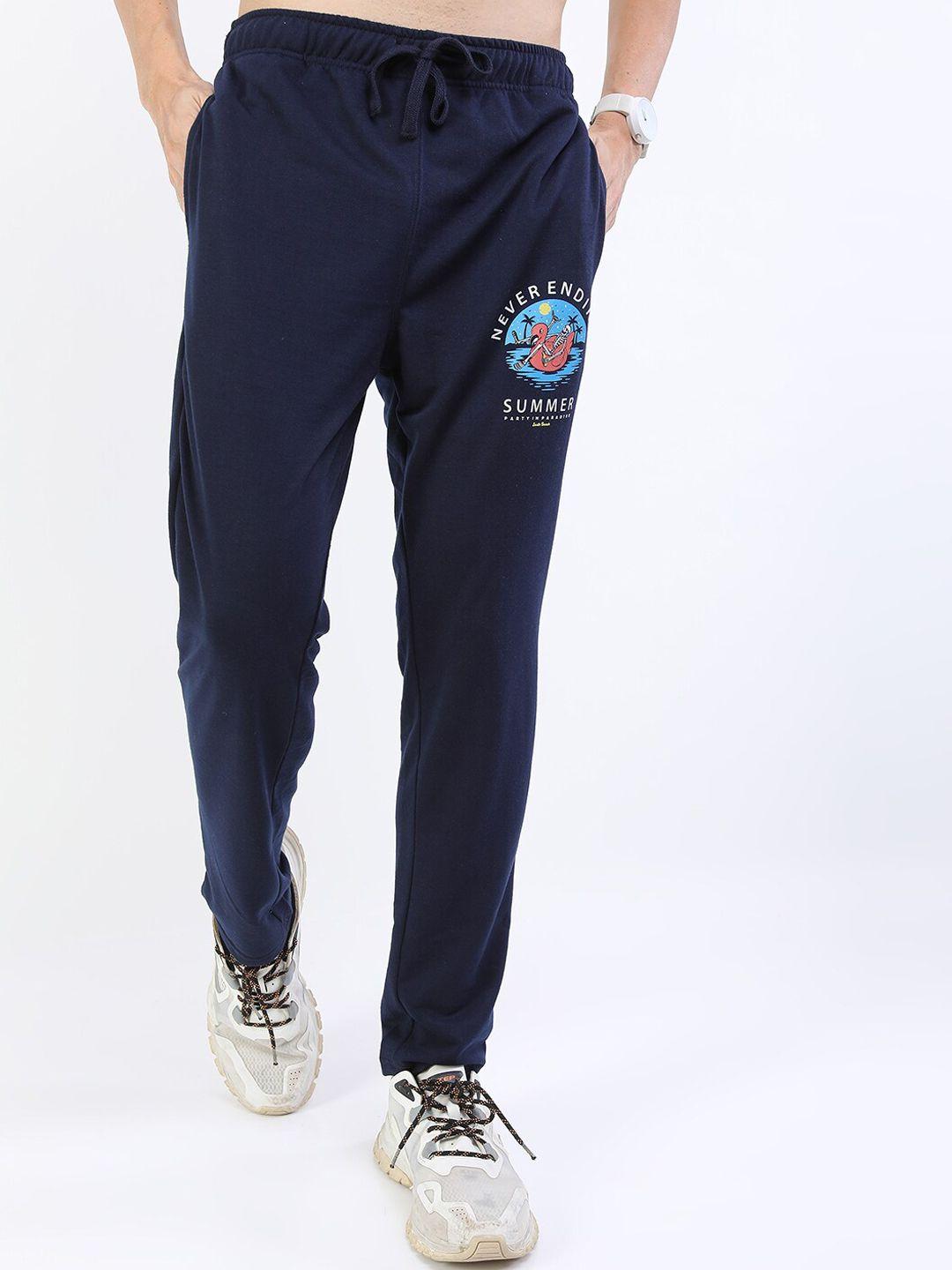 ketch-men-navy-blue-printed-track-pants