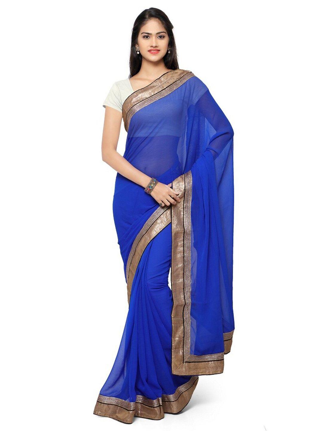saadhvi-blue-&-gold-toned-zari-saree