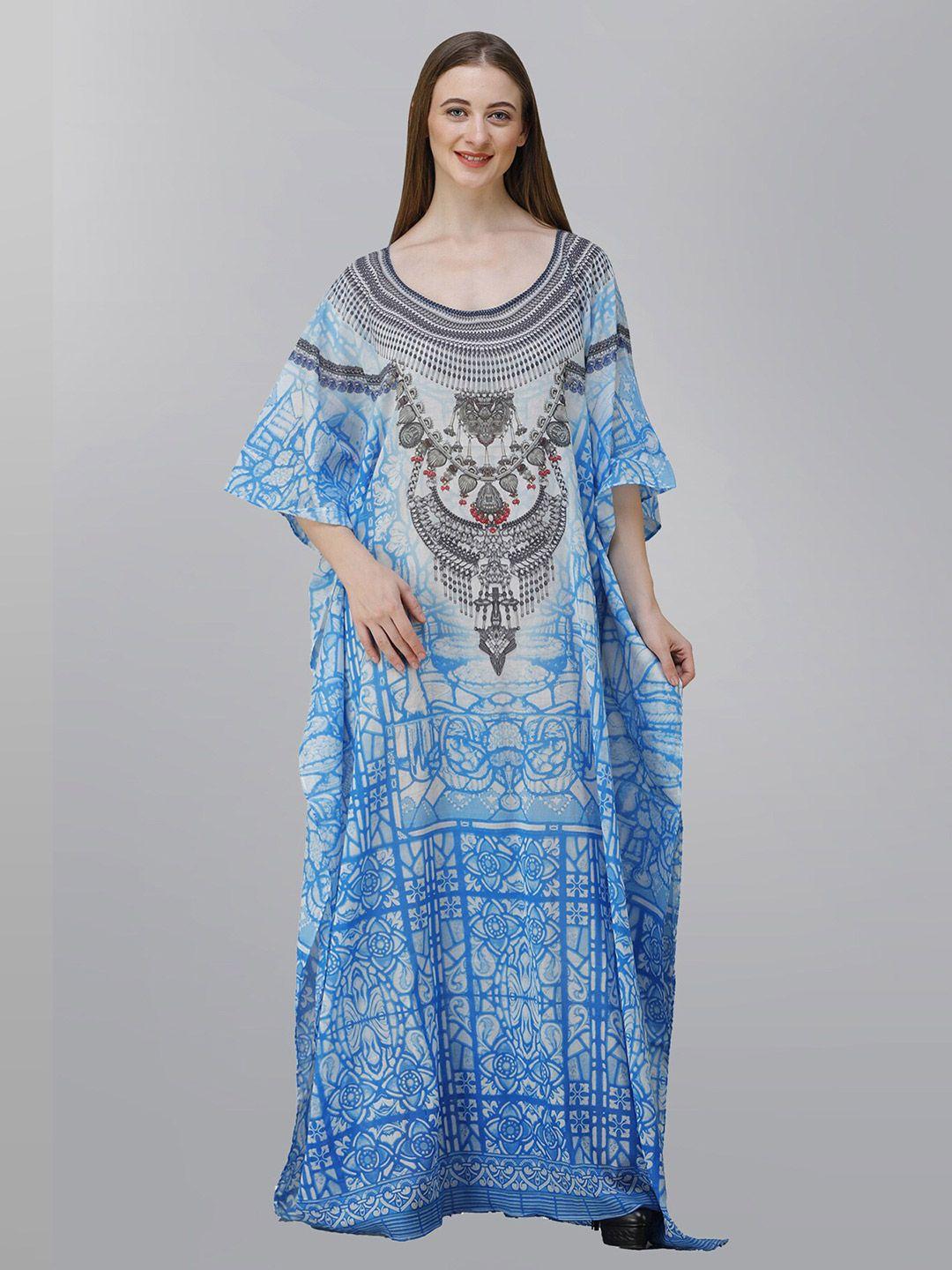 rajoria-instyle-printed-georgette-kaftan-maxi-dress