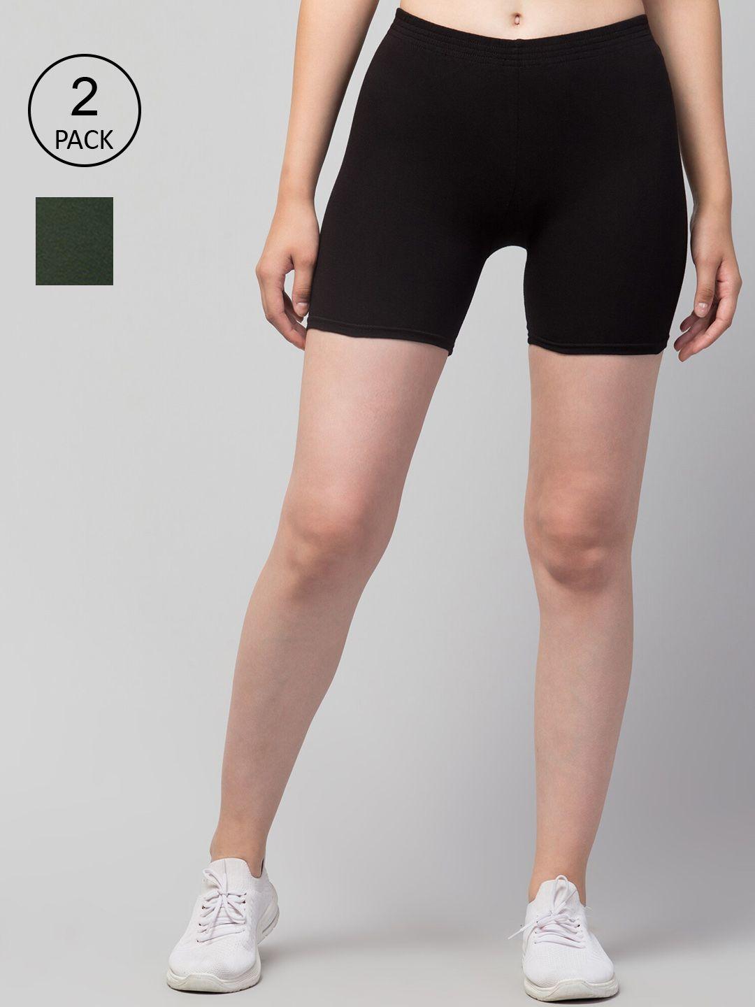 apraa-&-parma-women-pack-of-2-skinny-fit-cycling-cotton-sports-shorts