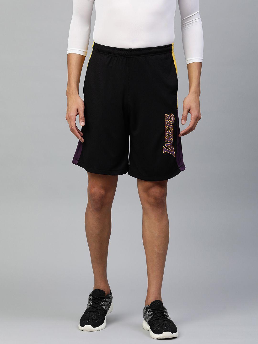 nba-men-black-los-angeles-lakers-print-loose-fit-sports-shorts