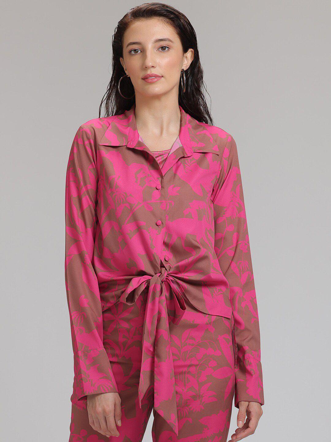 shaye-women-pink-contemporary-printed-casual-tie-up-shirt