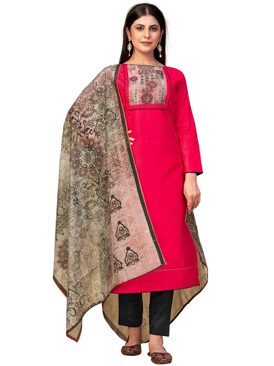 leelyfab-pink-&-black-embroidered-pure-cotton-unstitched-dress-material