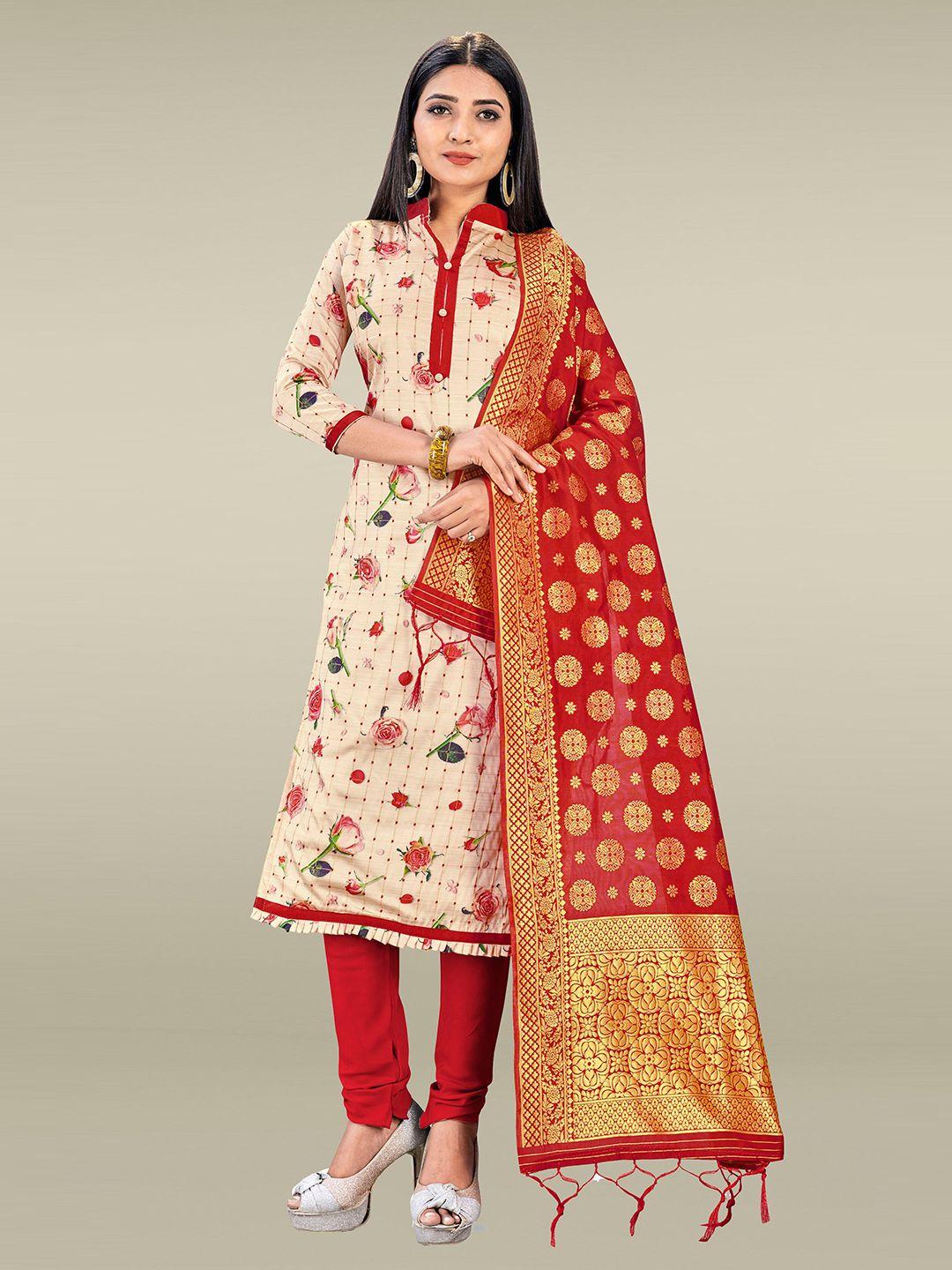 kalini-cream-coloured-&-red-unstitched-dress-material