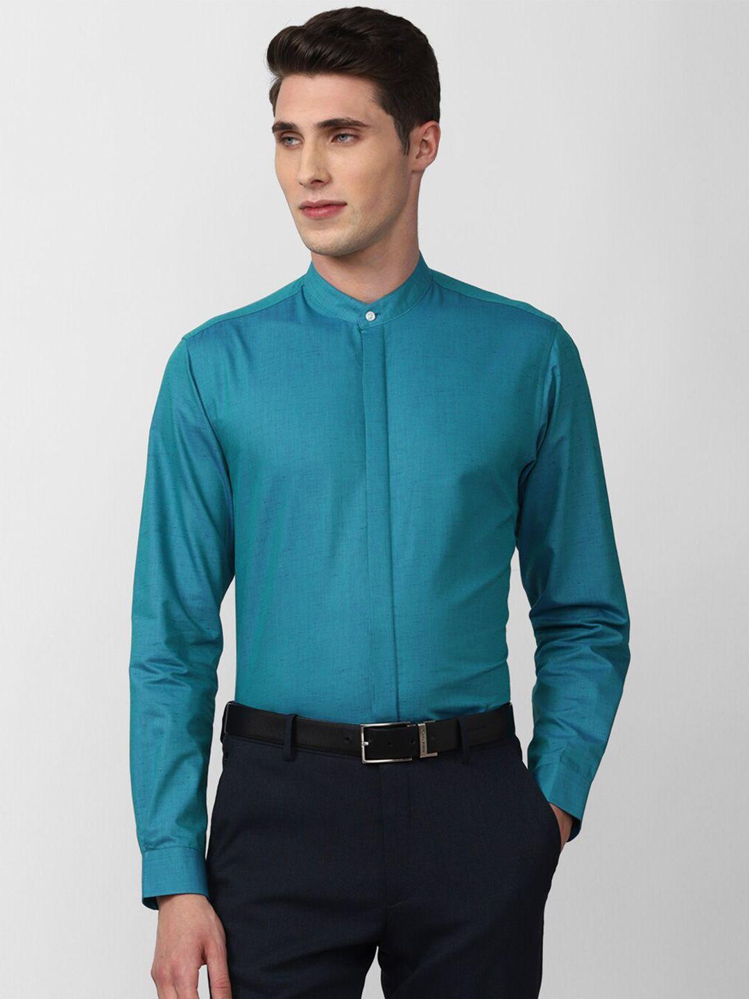 peter-england-men-teal-slim-fit-formal-shirt
